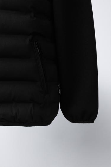 BLOUSON BIMATIÈRE NÉOPRÈNE - Noir de Zara - Image 5