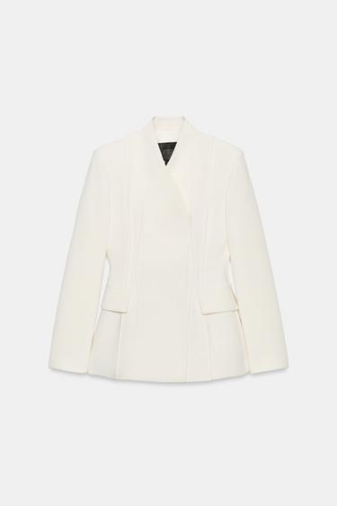 ZW COLLECTION フィットブレザーエクリュZaraのZW COLLECTION フィットブレザー - エクリュ 