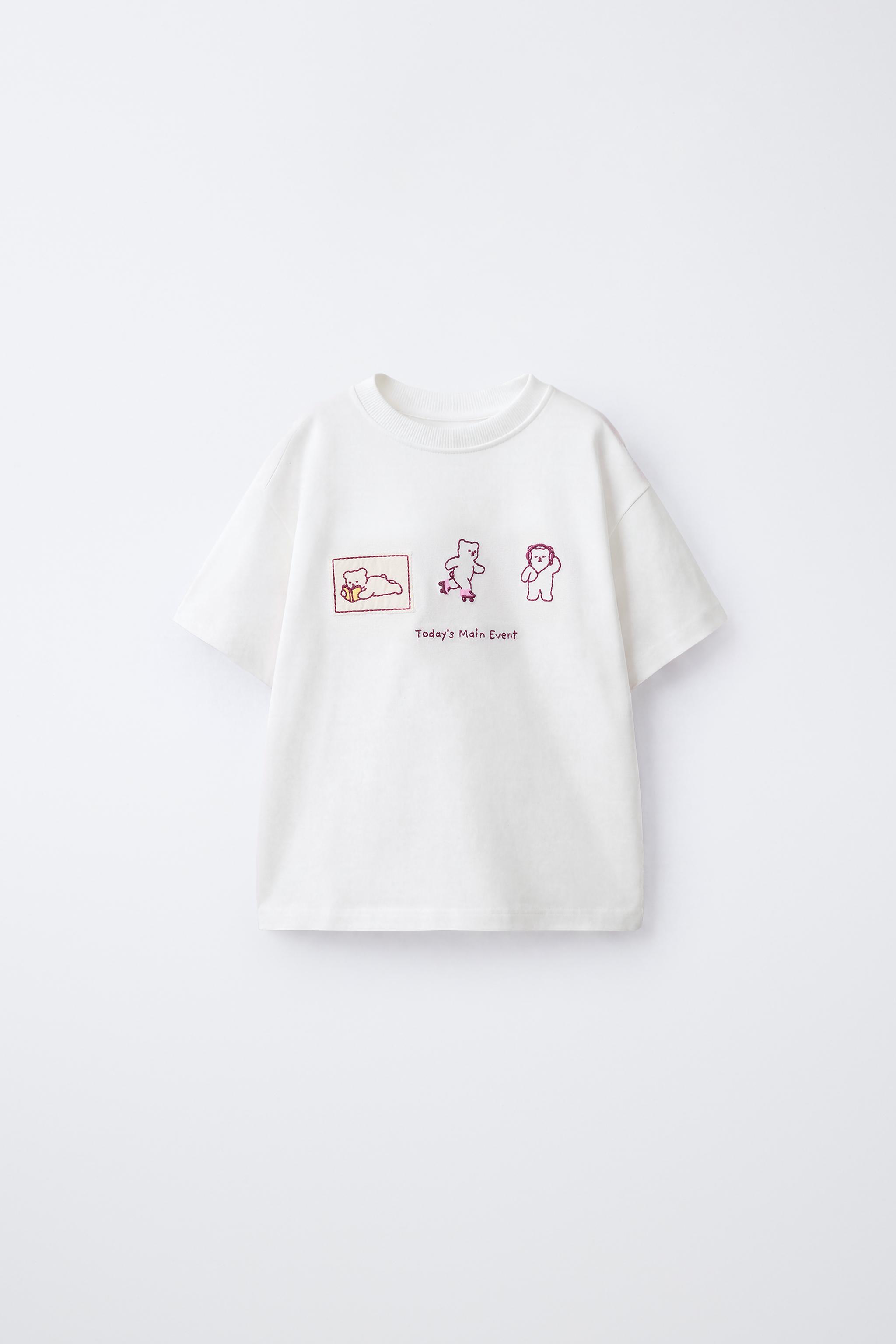 CAMISETA DETALLE BORDADOS