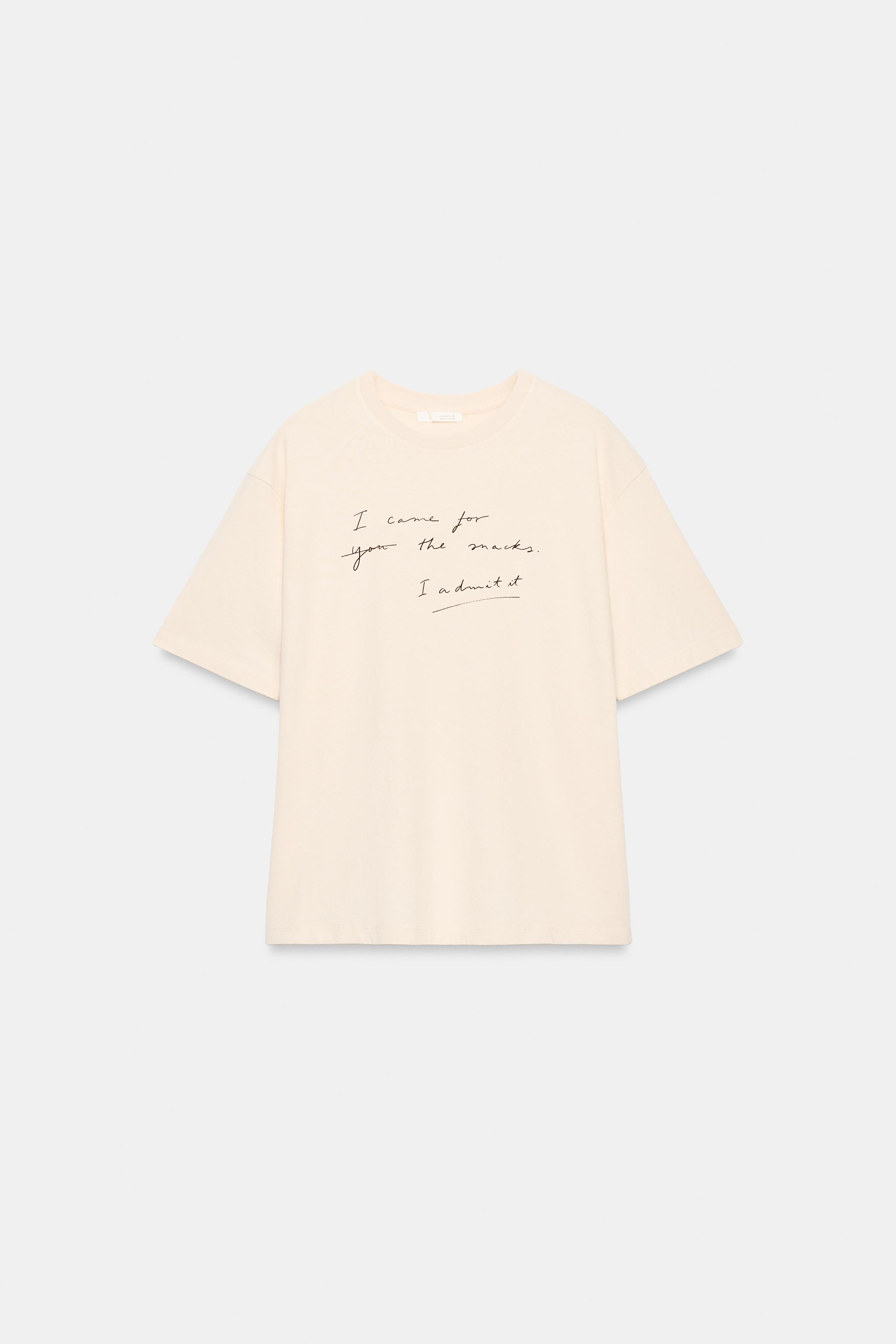 TEXT SHORT-SLEEVE T-SHIRT