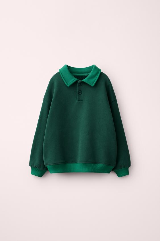 CREATED BY CARAMEL LONDON X zara スウェットシャツグリーン0ZaraのCREATED BY CARAMEL LONDON X zara スウェットシャツ - グリーン - 画像 0