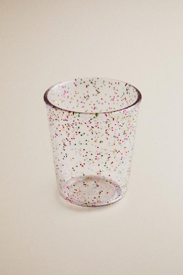 Zara KIDS' GLITTER TRITAN™ TUMBLER - Transparent
