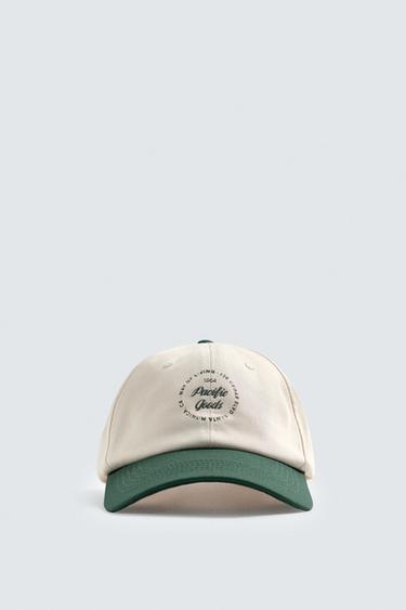 COMBINED EMBROIDERY CAP - Ecru by Zara - Image 5