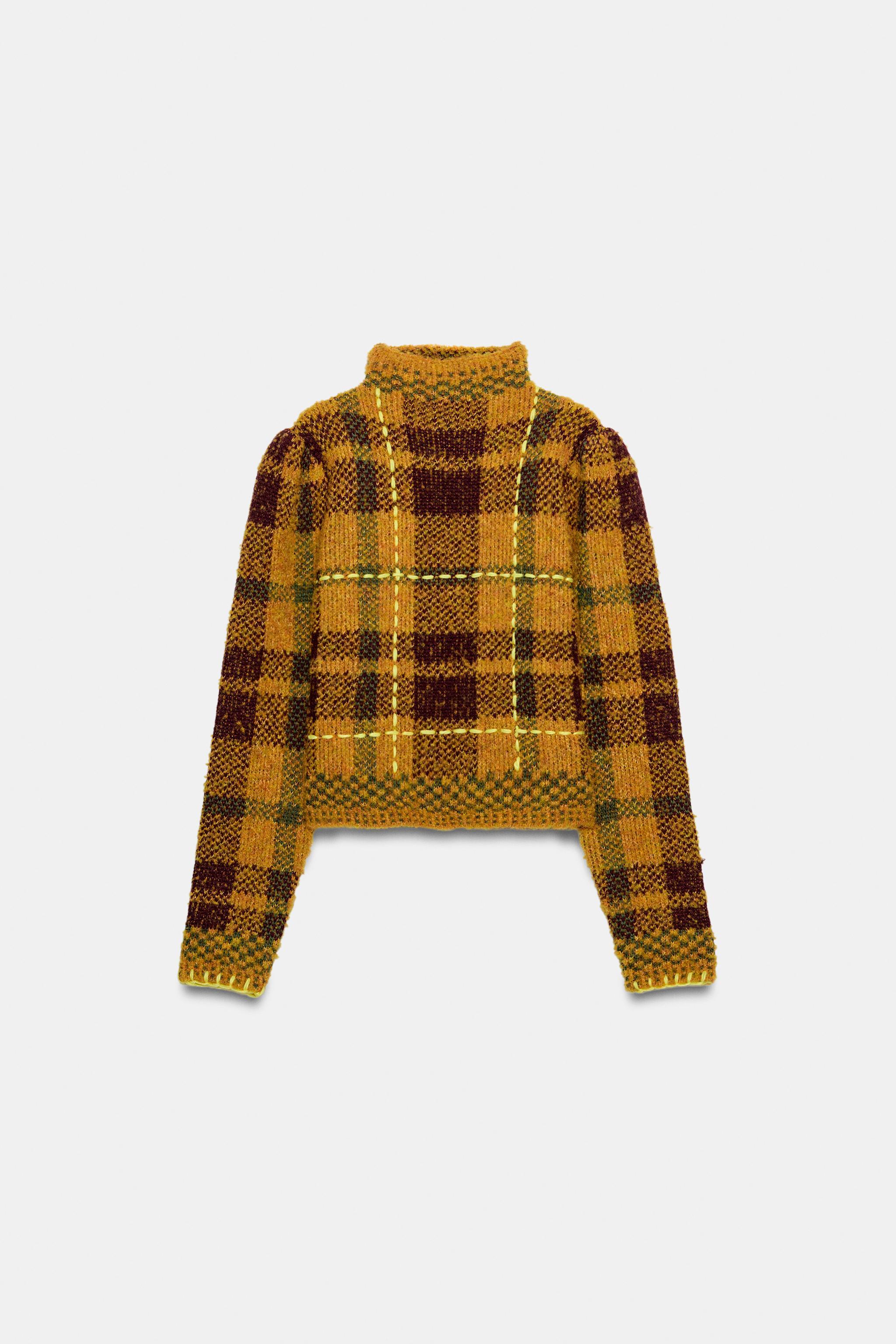 CHECK KNIT JUMPER - Multicoloured | ZARA South Africa