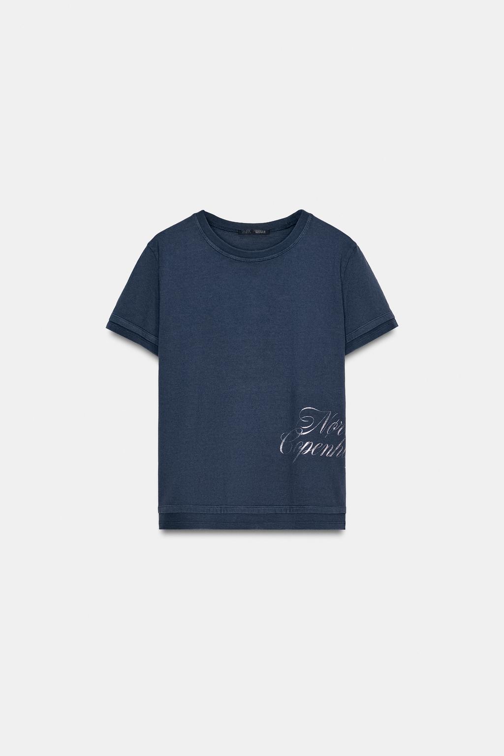 FOIL TEXT T-SHIRT - image 2