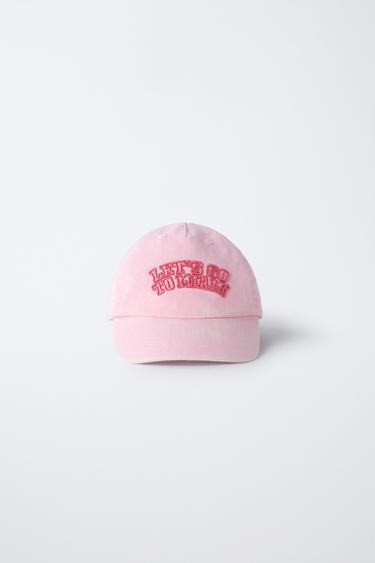 GORRA VARSITY BORDADO - Rosa de Zara