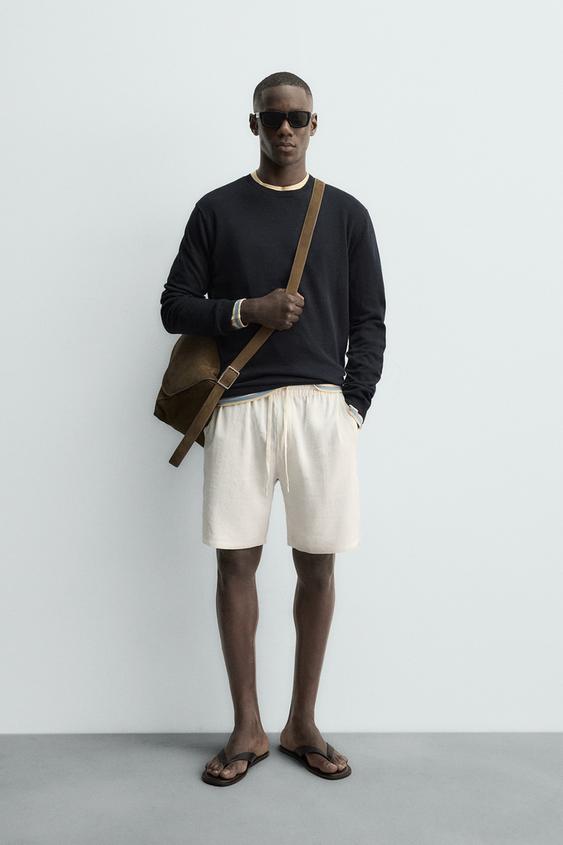 REGULAR FIT COTTON - LINEN JUMPER from Zara - $69.90