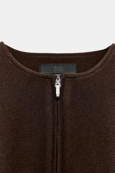 SOFT BOMBER JACKET - Brown by Zara - Image 7