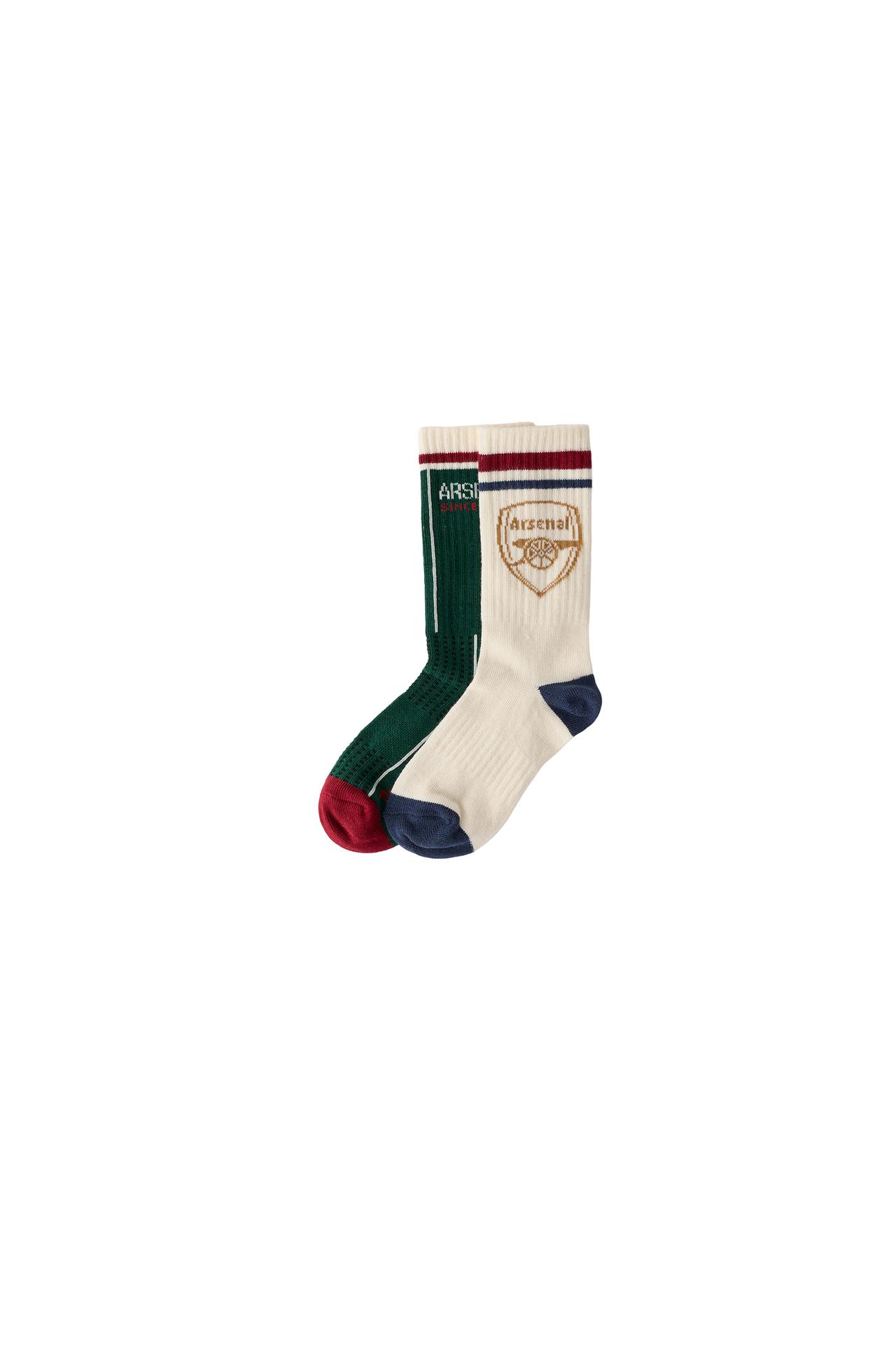 TWO-PACK OF ARSENAL F.C. © MID-CUT SOCKS