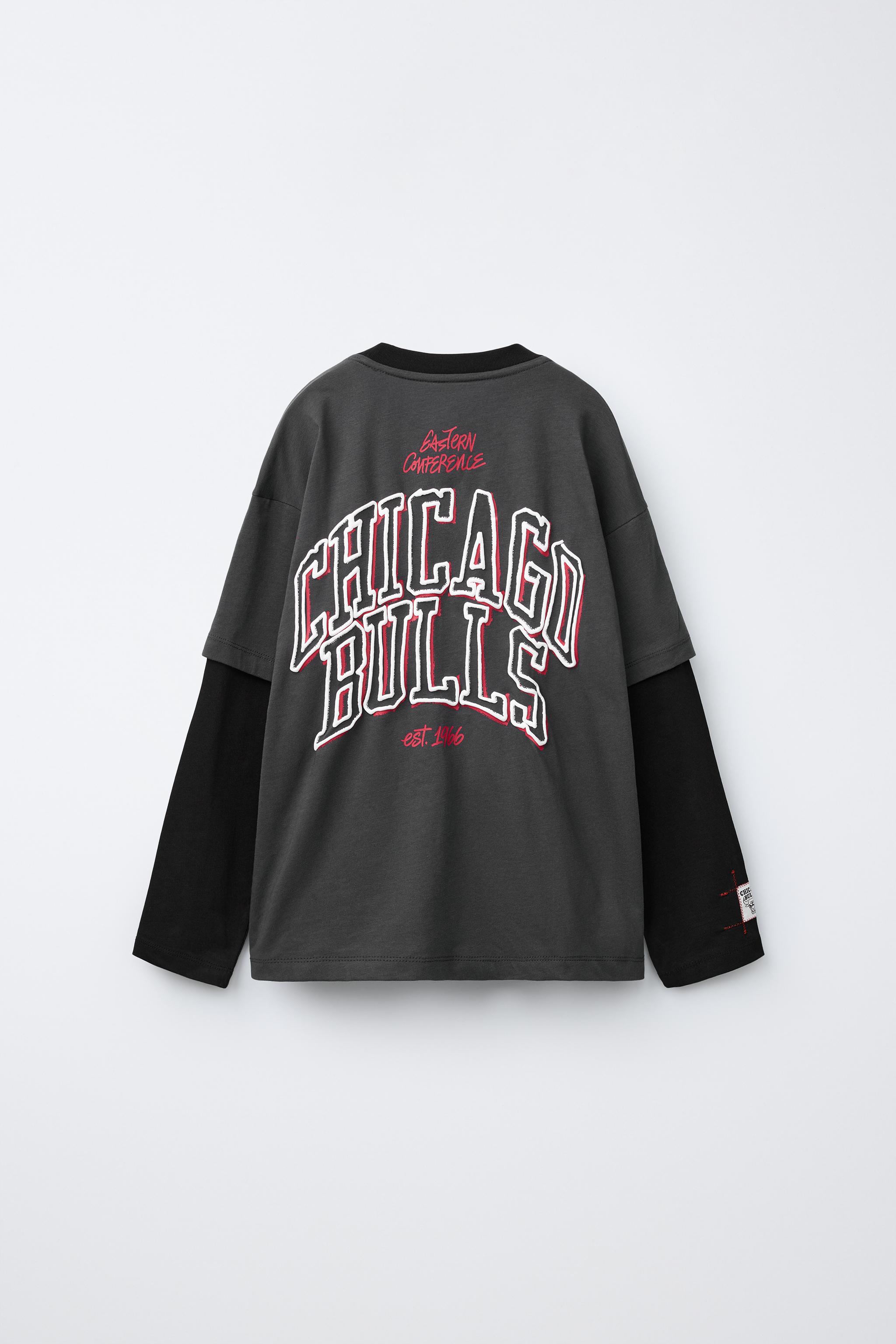 NBA CHICAGO BULLS DOUBLE SLEEVE T-SHIRT