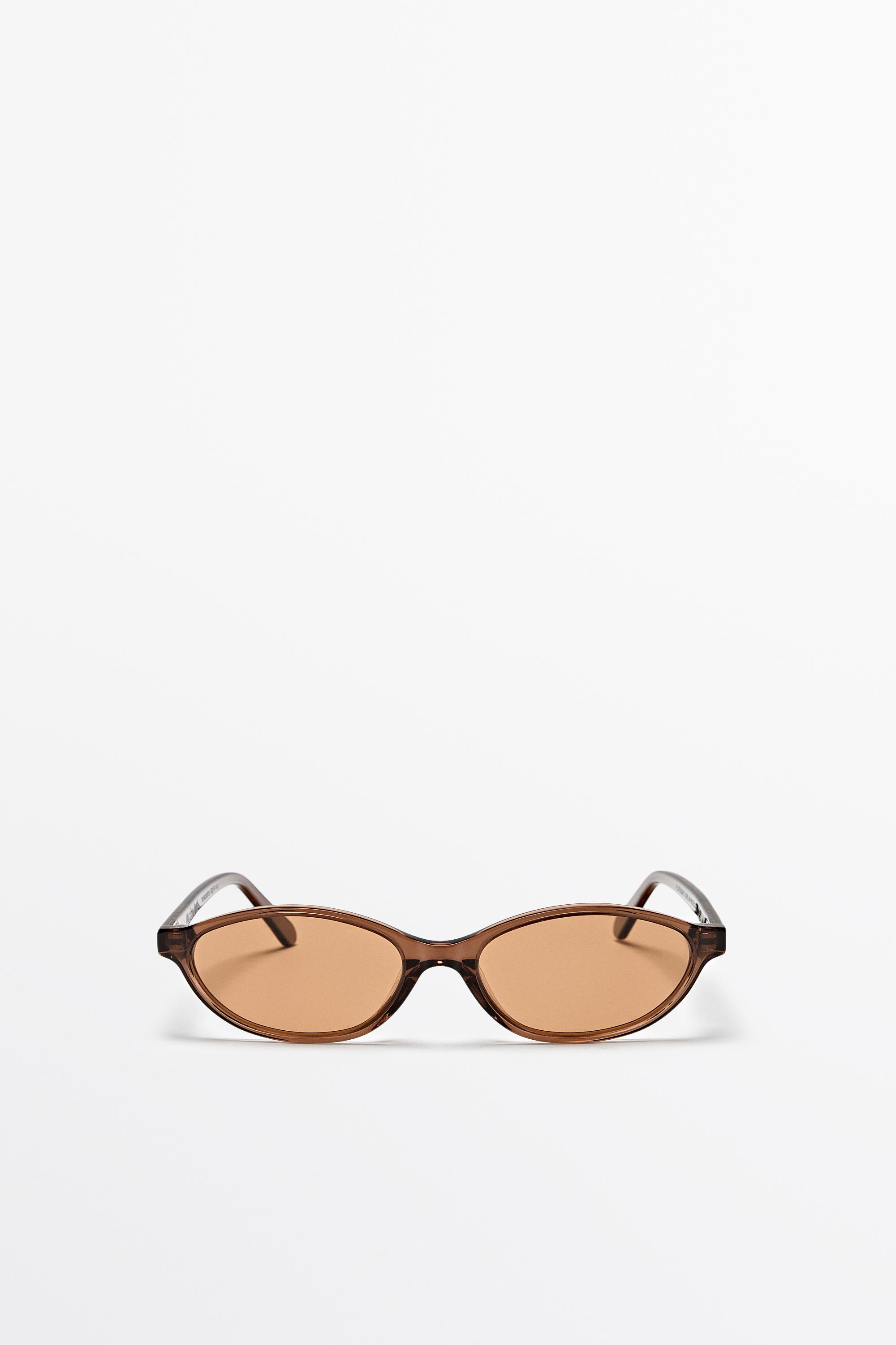 Oval sunglasses - Caramel | ZARA United States