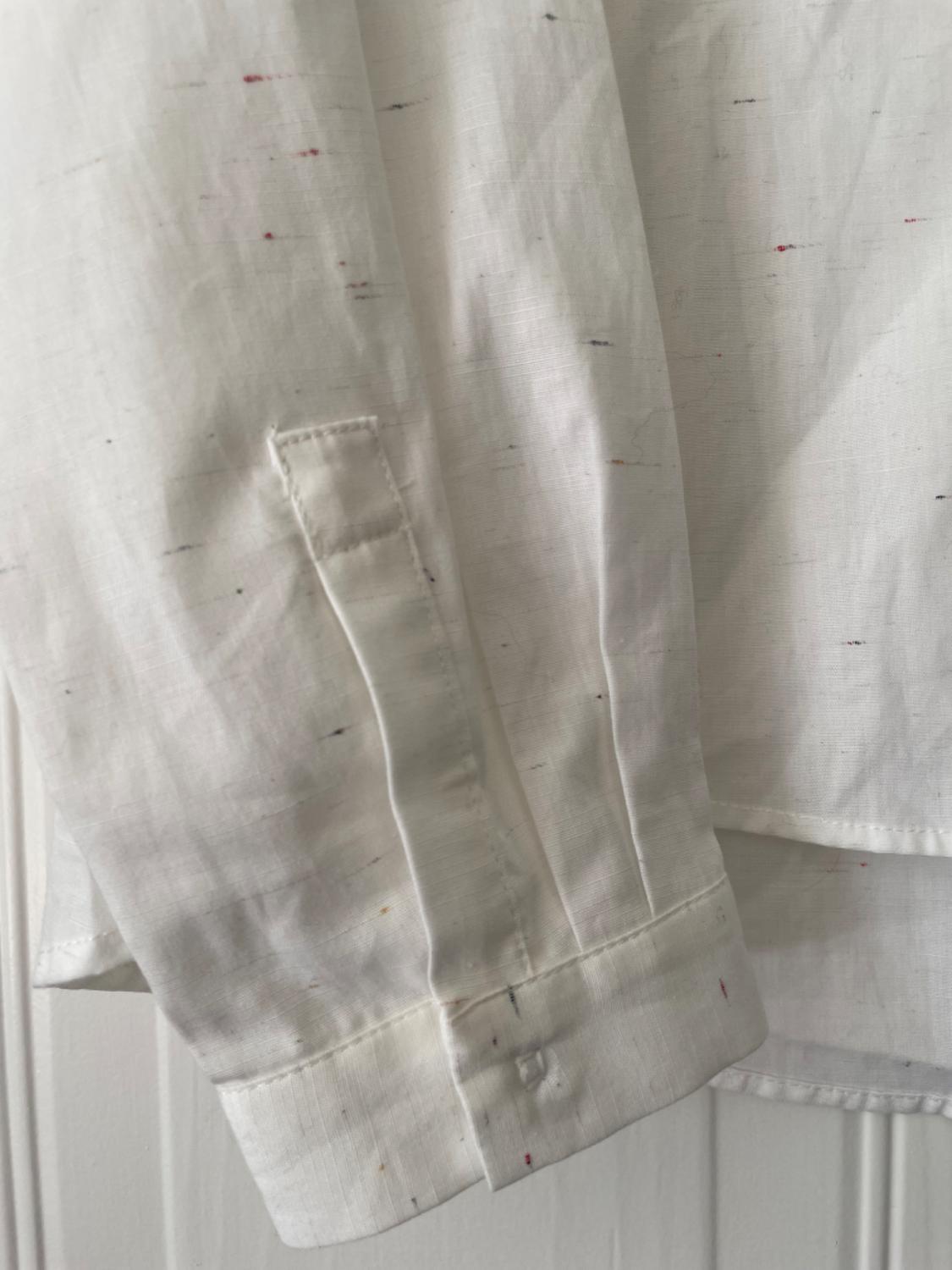 WHITE FLECKED SHIRT - Image 4