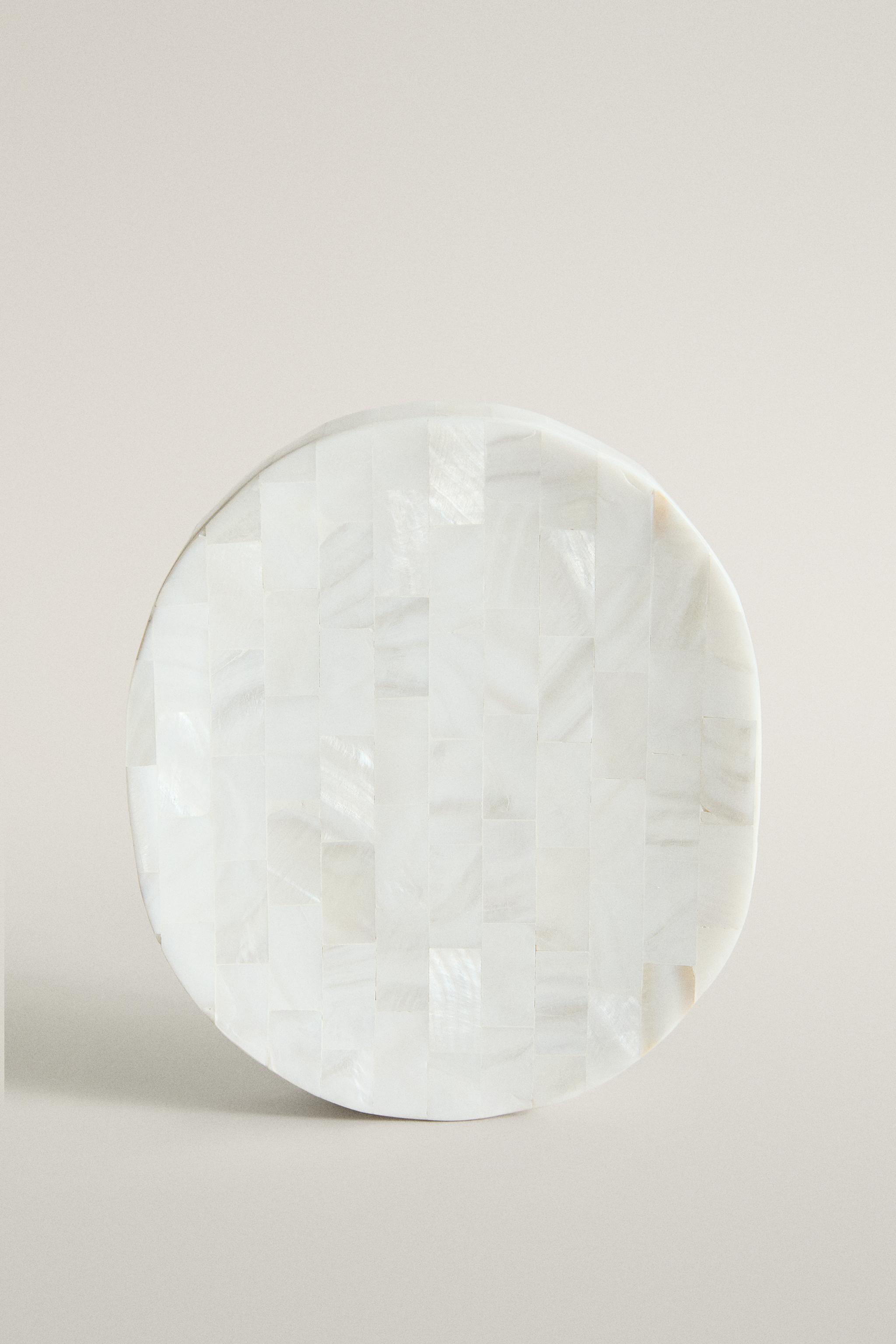 MOTHER-OF-PEARL BATHROOM SOAP DISH