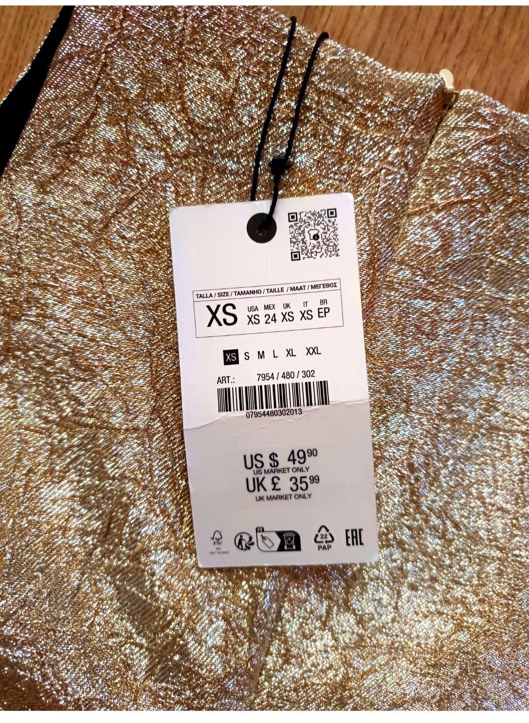 ZW COLLECTION SHORT SPARKLY DRESS - Image 4