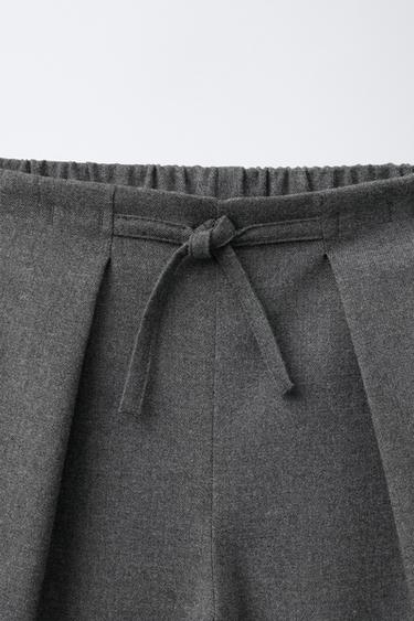 PLEATED SUIT TROUSERS - Grey by Zara - Image 2