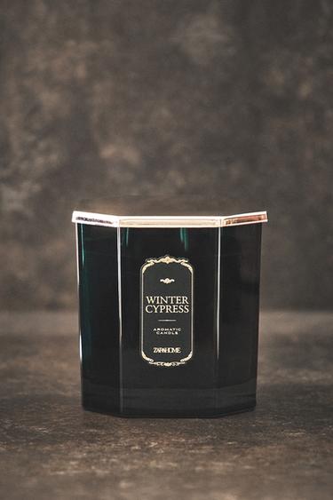 (550 G) WINTER CYPRESS SCENTED CANDLE - whisky by Zara - Image 4
