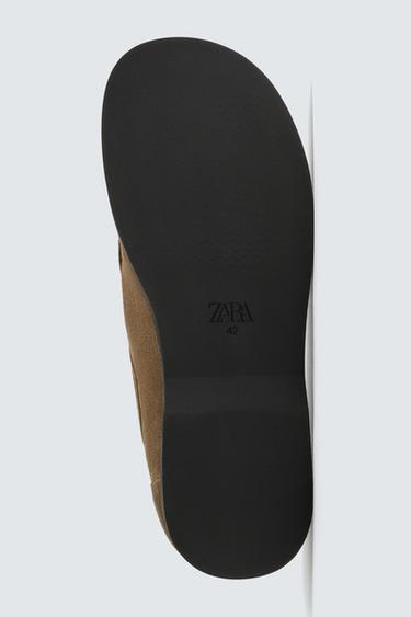 CHAUSSURES EN CUIR - Marron de Zara - Image 6