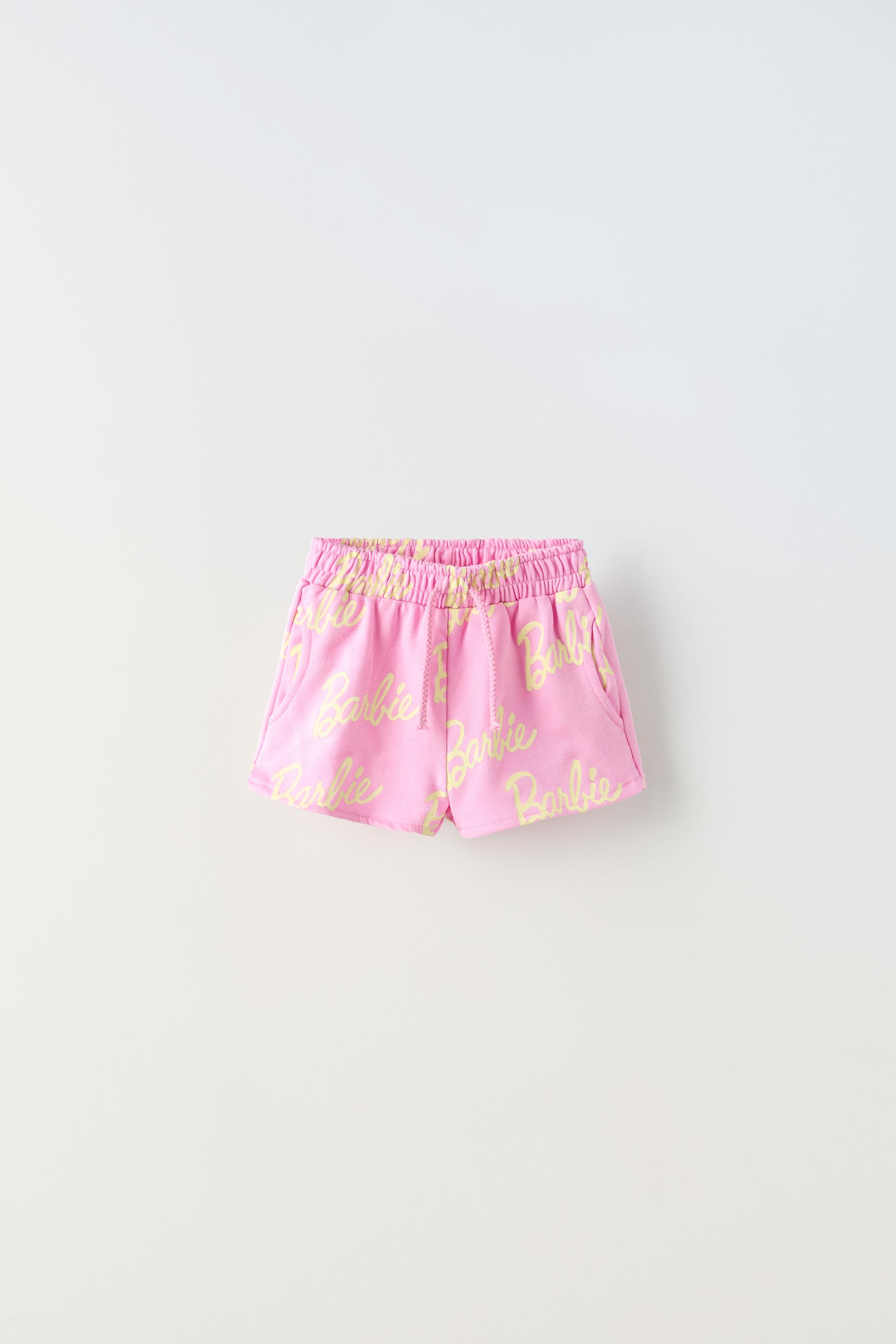 BARBIE™ MATTEL PRINT SHORTS - Neon pink | ZARA United States