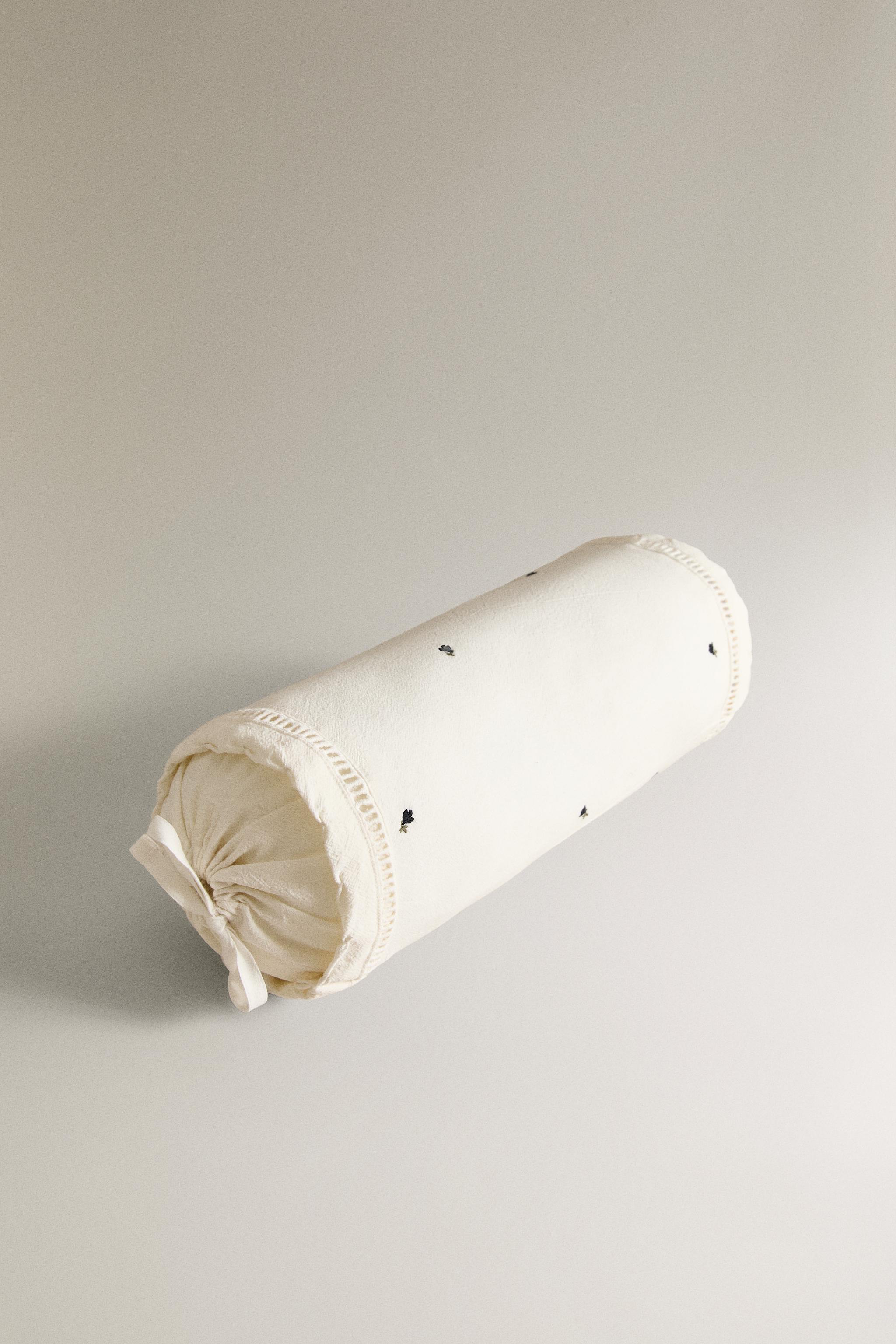 KIDS FLORAL BOLSTER PILLOW