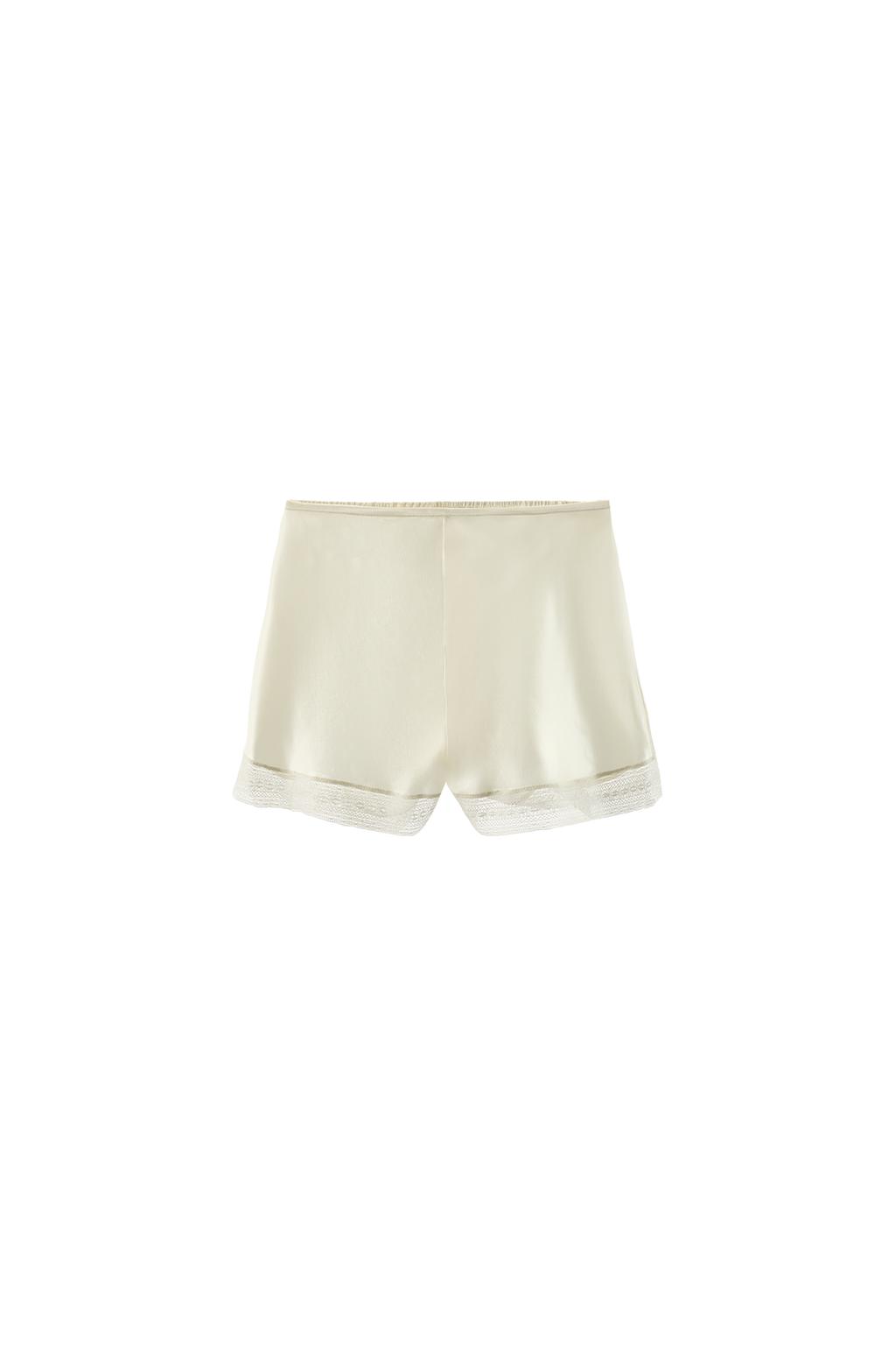 LACE SILK SHORTS - image 3