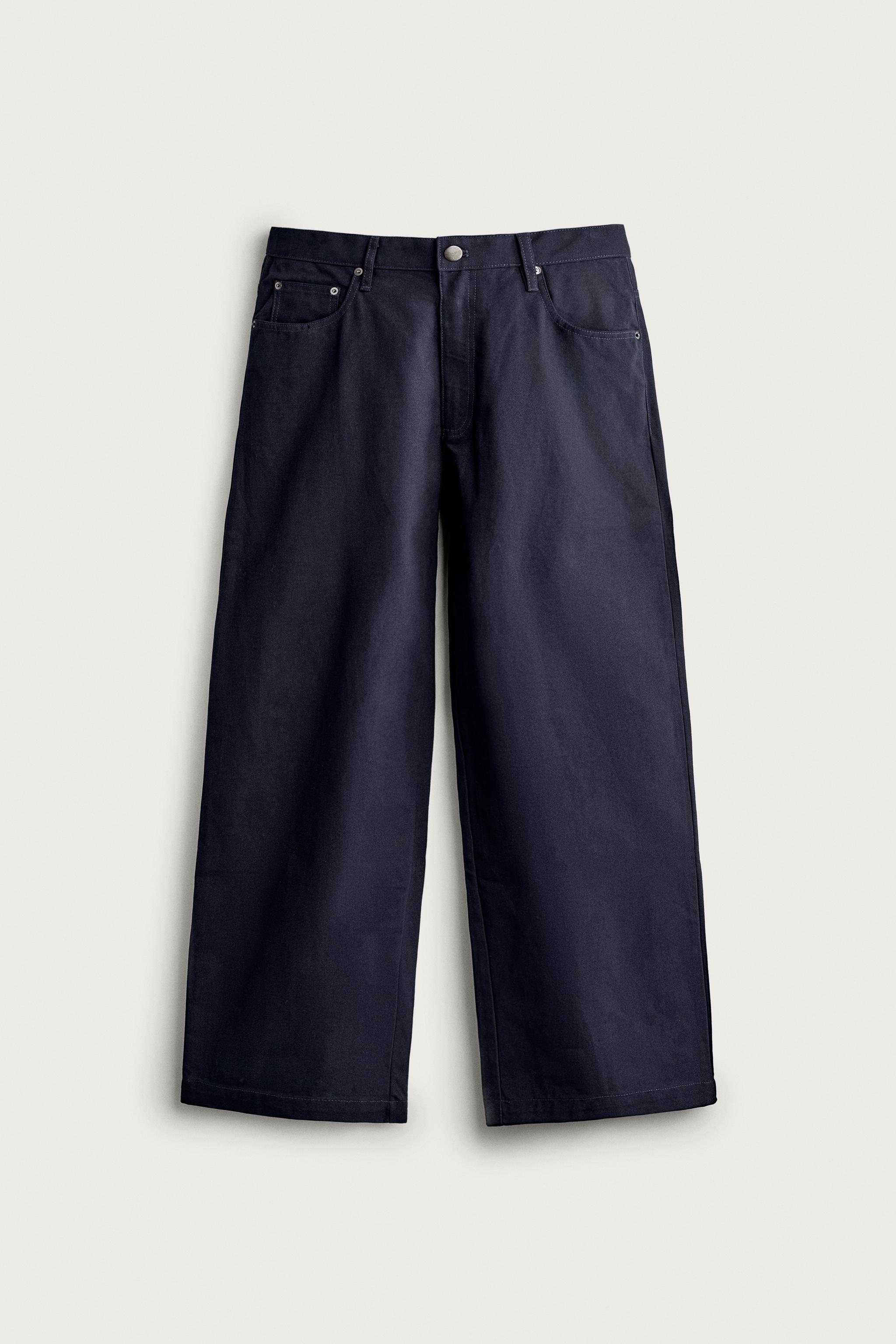 RELAXED FIT PANTS WITH TAB