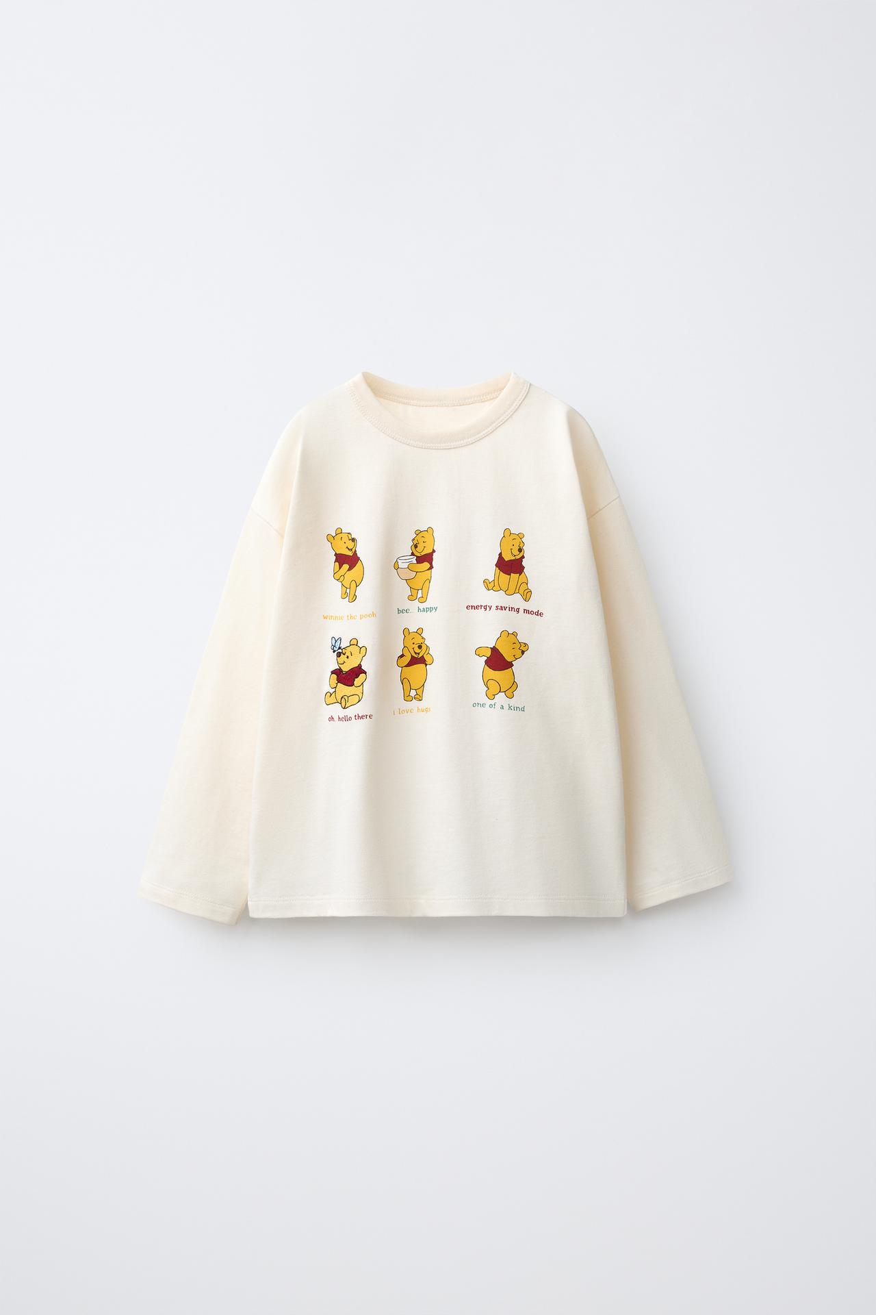 WINNIE THE POOH © DISNEY PRINT T-SHIRT — Ecru