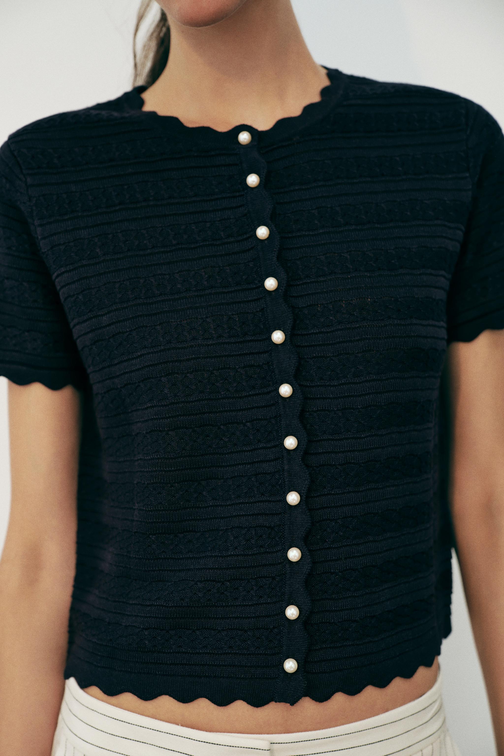 PEARL BUTTON CARDIGAN