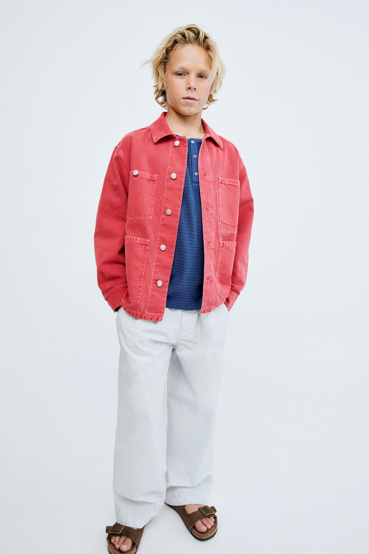 STORIESZ - CANVAS OVERSHIRT — Red