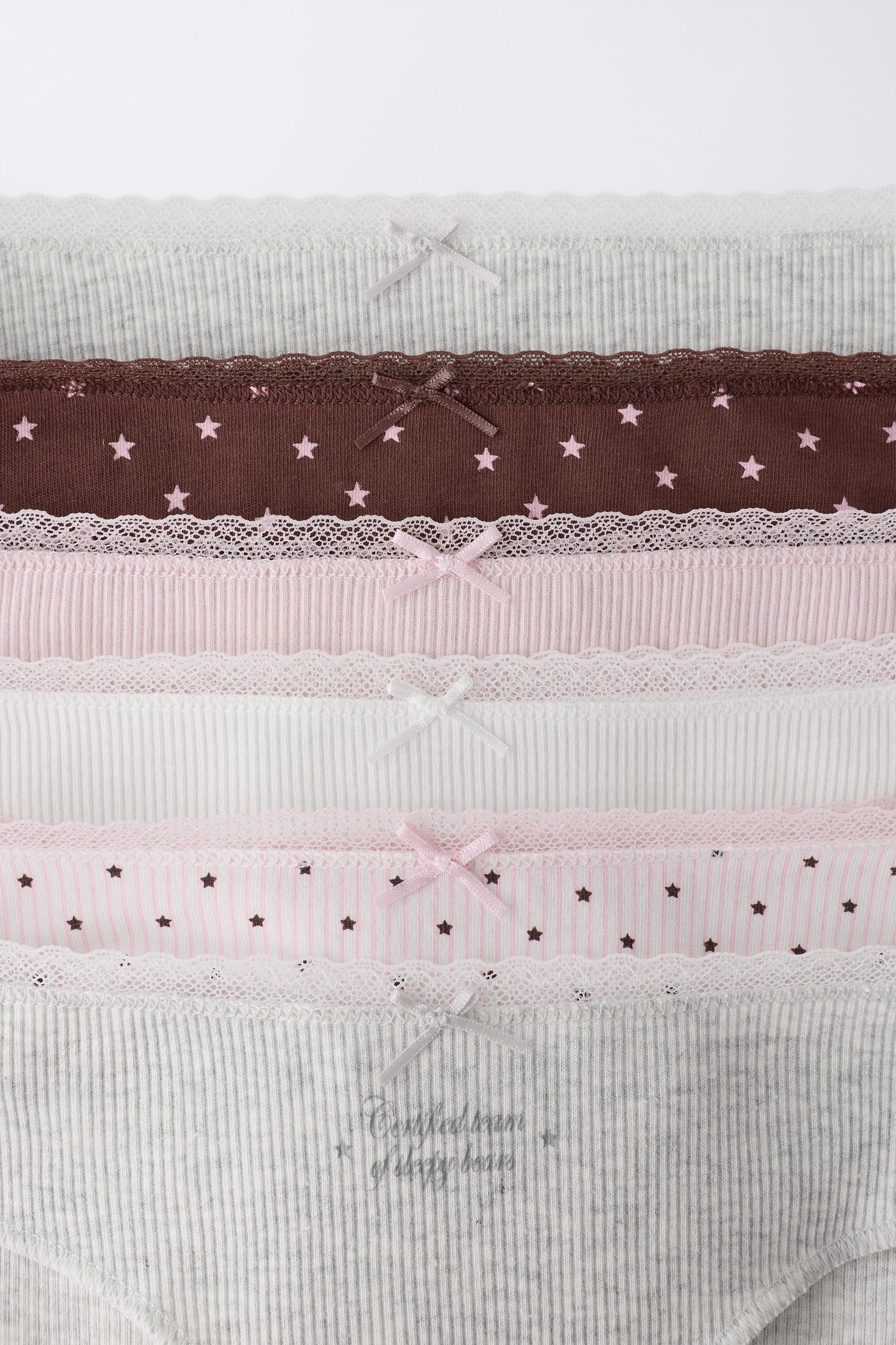 Трусы Star для детей, 6 шт. — Zara, цвет: Разноцветный — фото 2