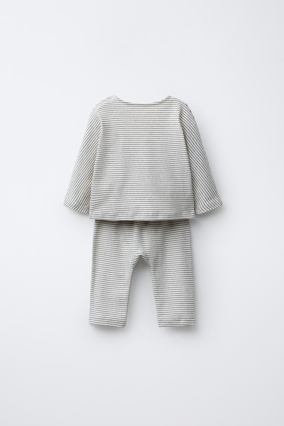 Azura Shirt And Pants Set - Brown