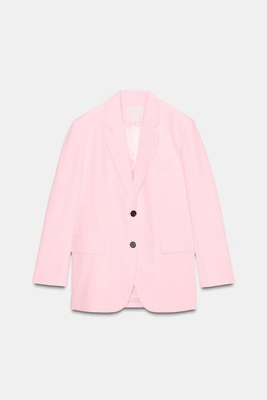 OVERSIZE BLAZER ZW COLLECTION - Pale pink by Zara