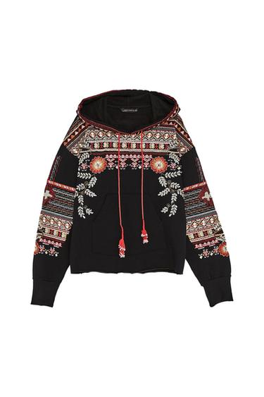 EMBROIDERED SWEATSHIRT