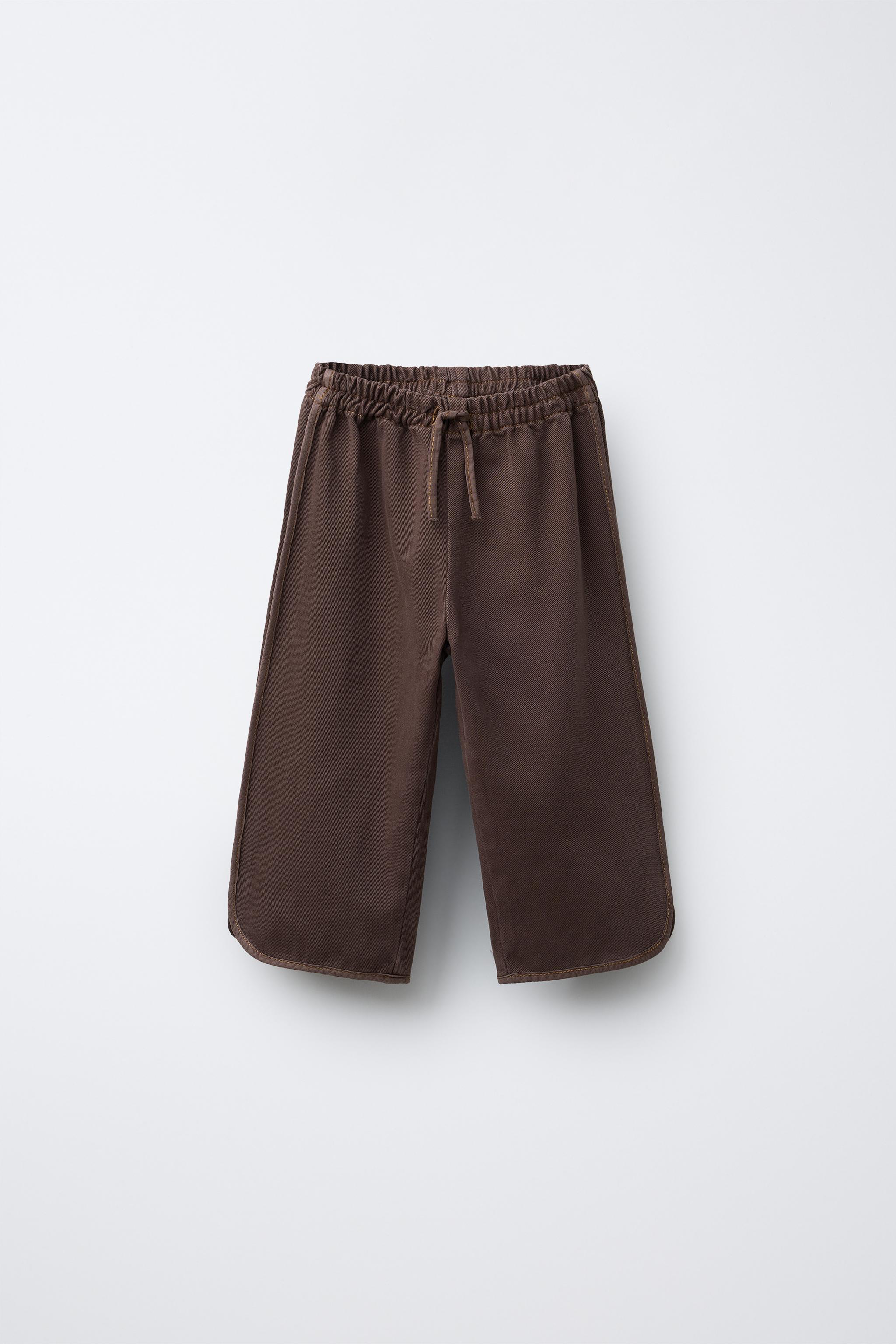 TWILL CULOTTE PANTS - Blue | ZARA United States
