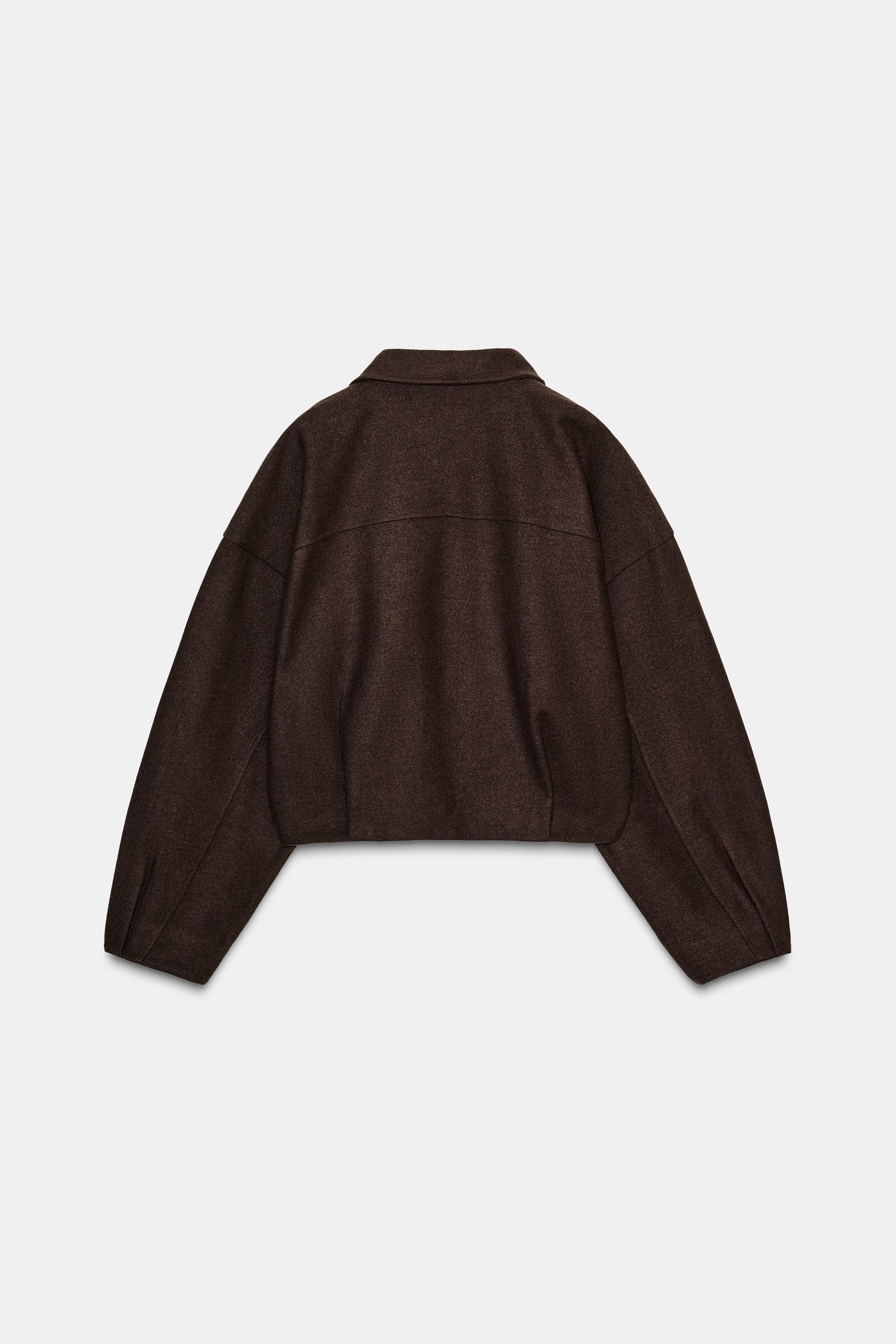 ZIPPERED SOFT BOMBER JACKET