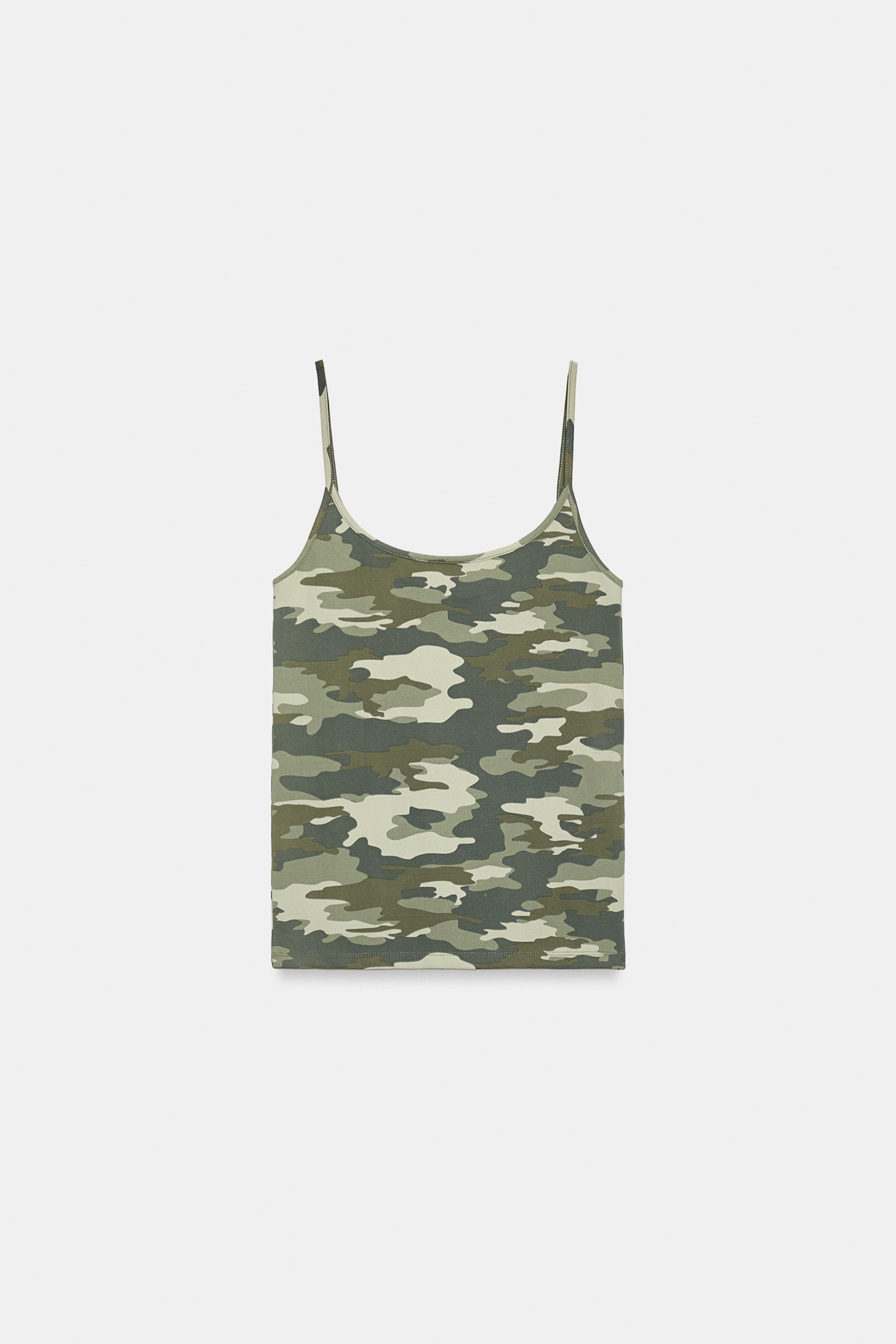 Thin Strap Polyamide Tank Top by Zara