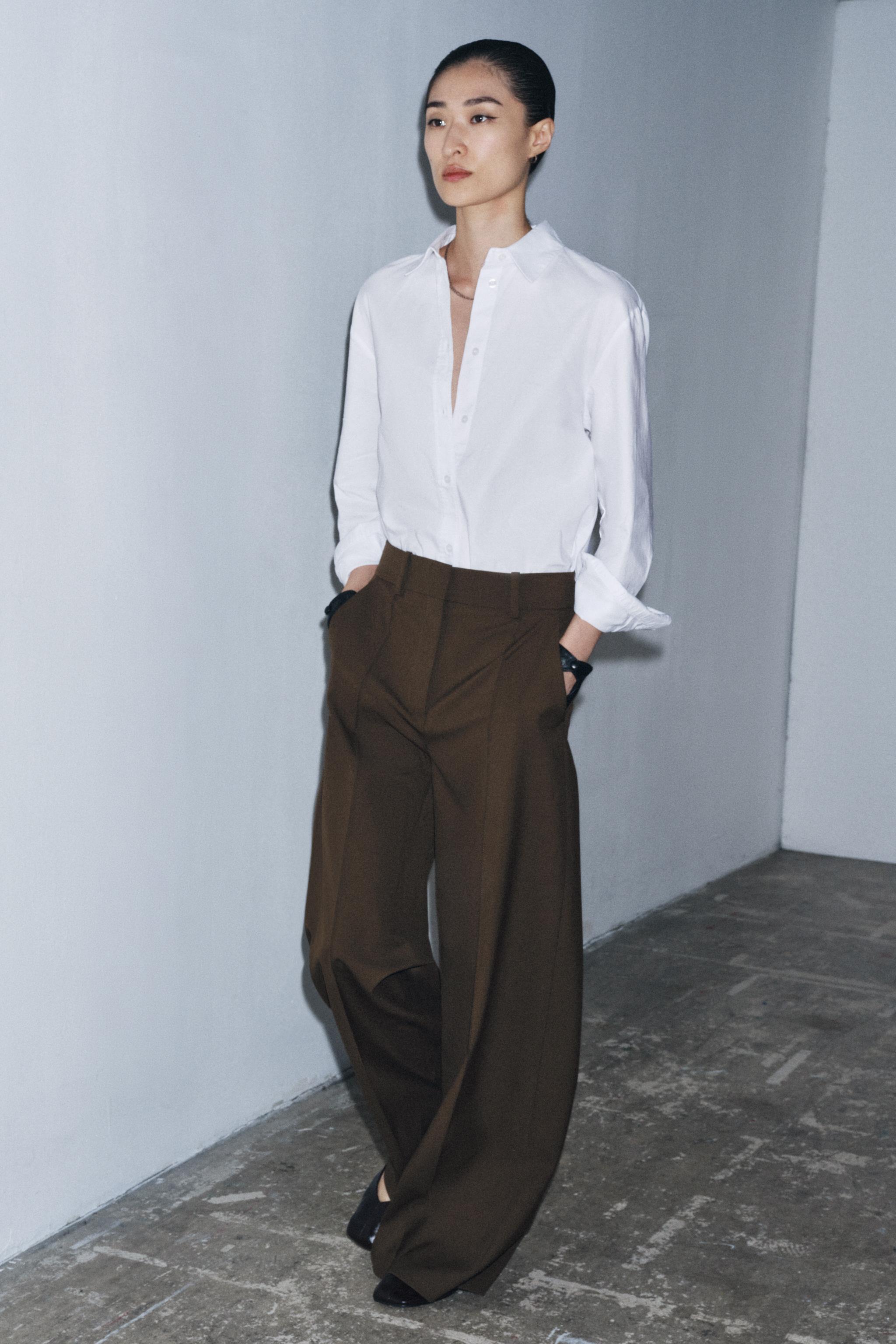 ZW COLLECTION HIGH-WAIST PANTS