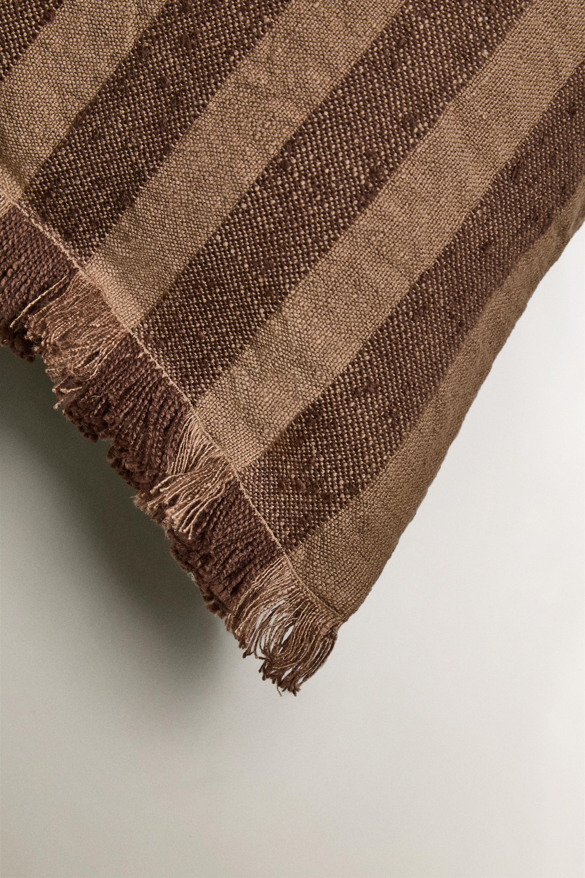 HOUSSE DE COUSSIN RAYURES