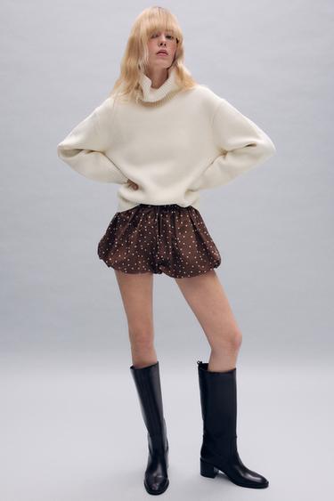 JERSEY CON LANA CUELLO SUBIDO - Crudo de Zara
