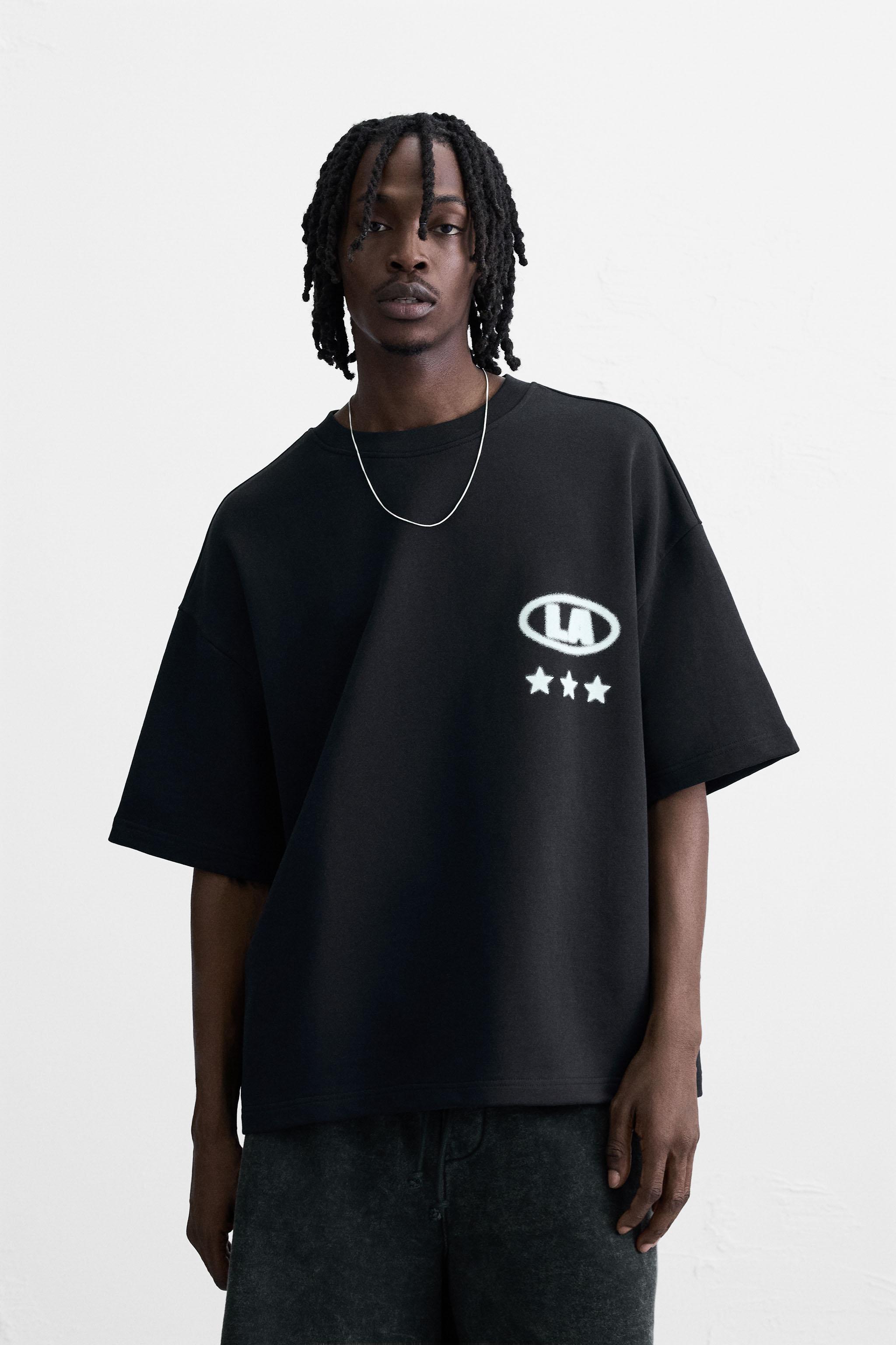 国内発送★ZARA★テクニカルフード付き*半袖スウェットシャツ 半袖シャツ | メンズ | ZARA 日本