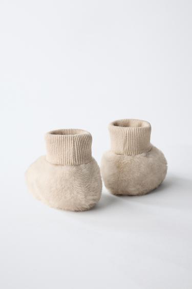 CHAUSSONS PANDA - Blanc écru de Zara - Image 4