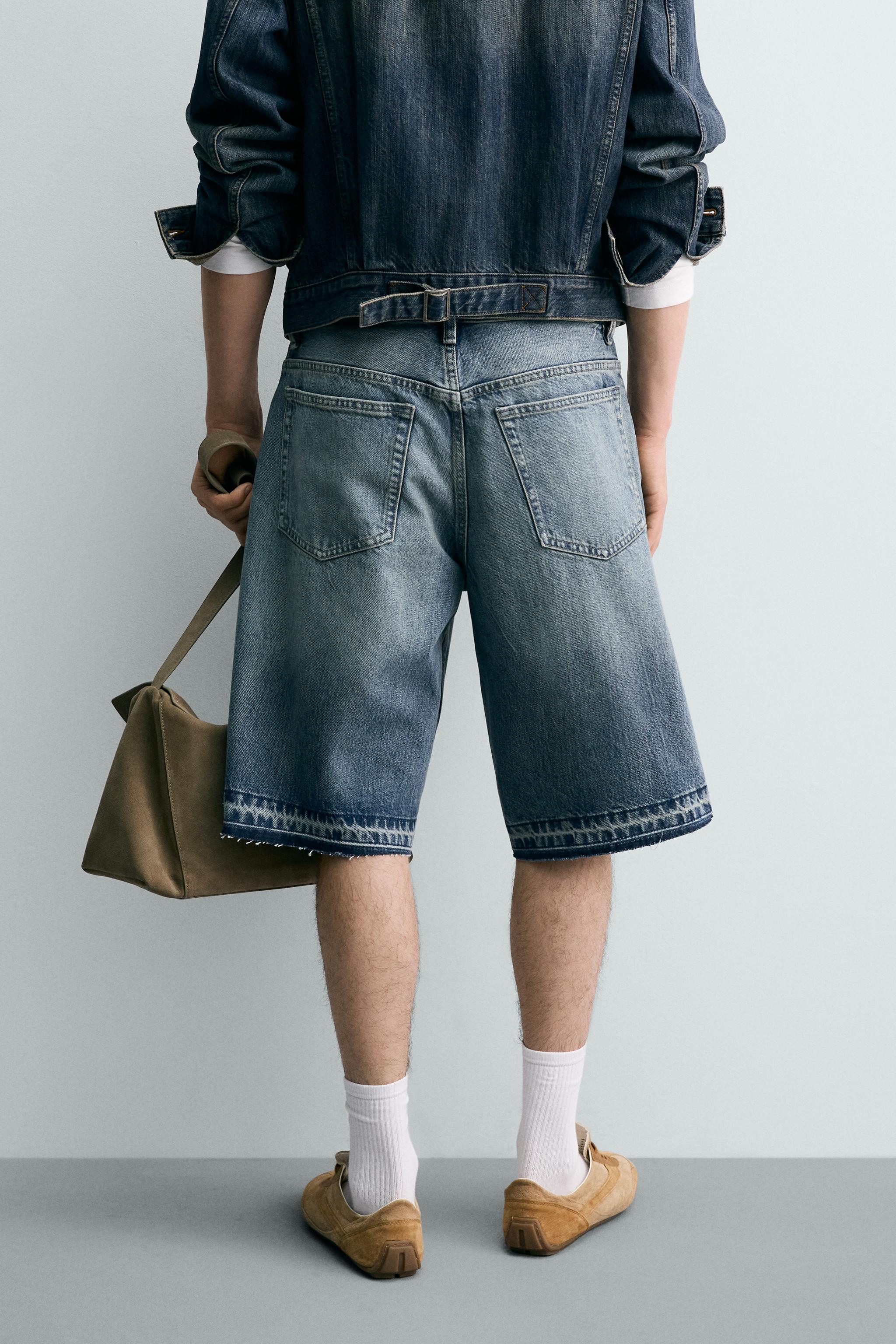 BERMUDA EN JEAN RELAXED FIT