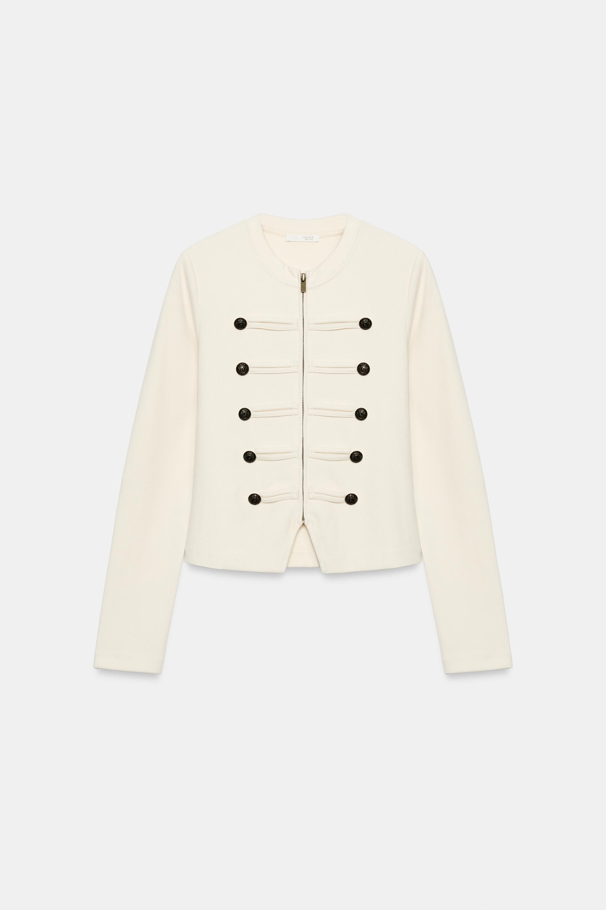 VESTE À BRANDEBOURGS