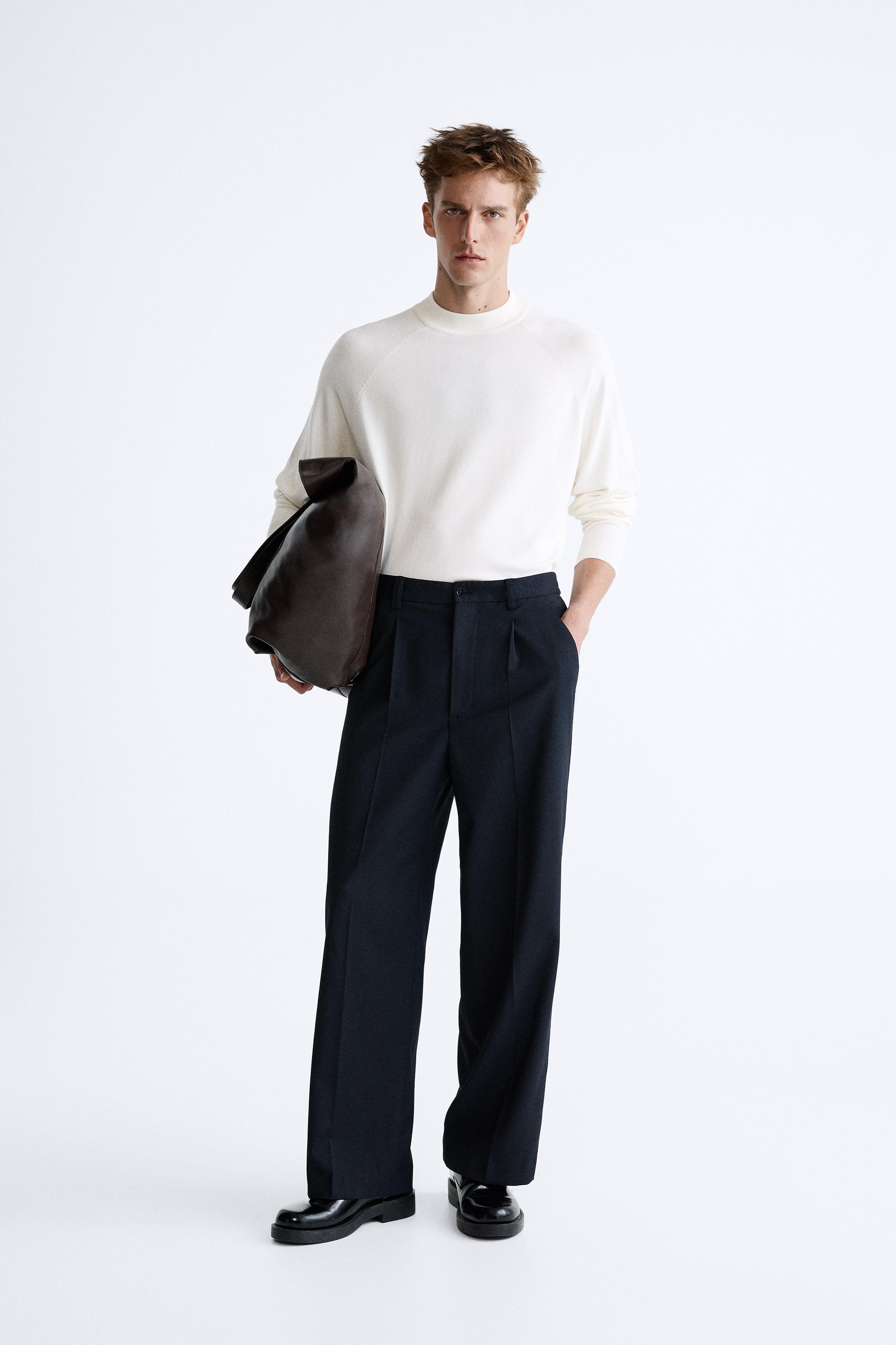 MOCK NECK SWEATER - Oyster-white | ZARA United States