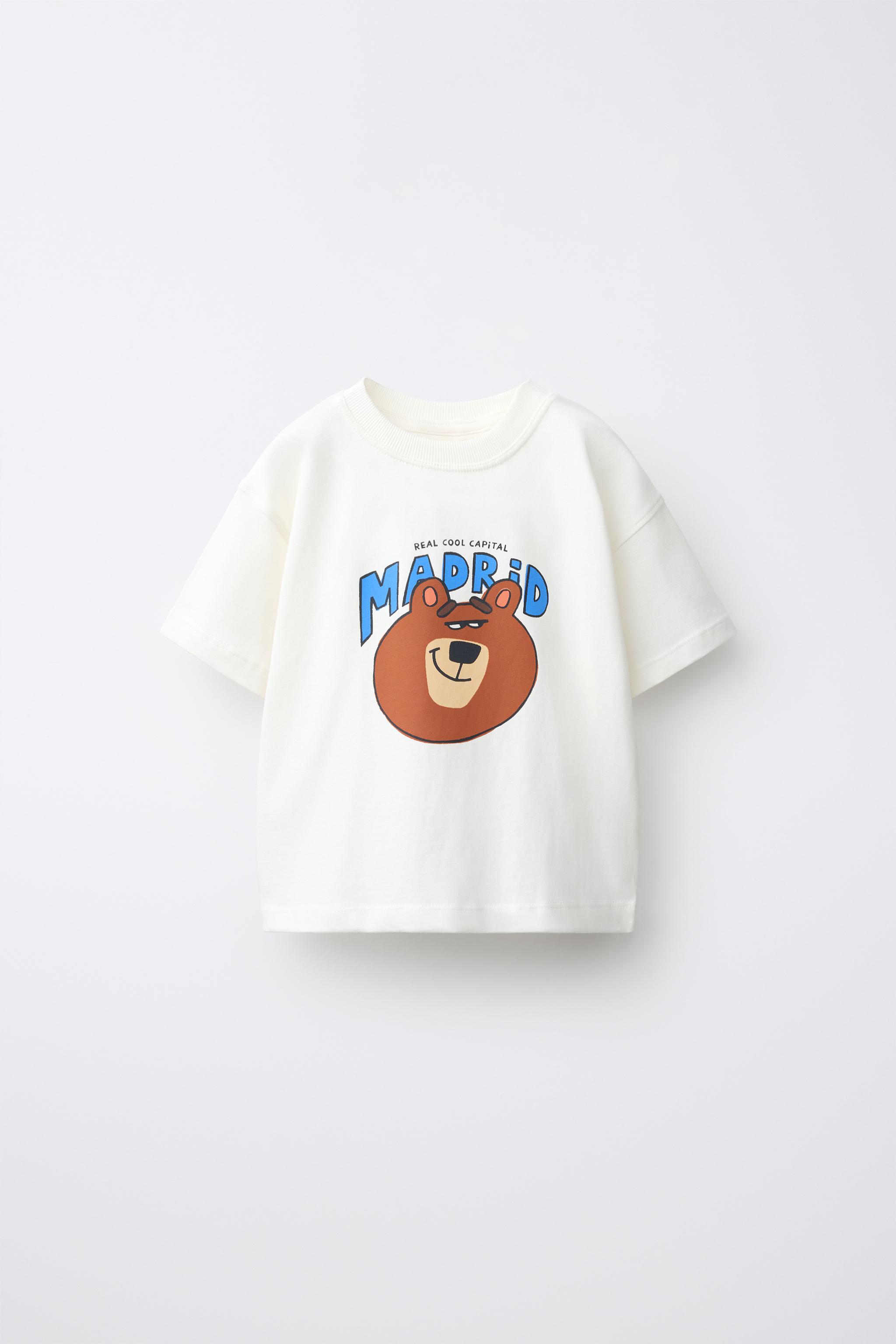 ANIMAL PRINT T-SHIRT — Oyster-white
