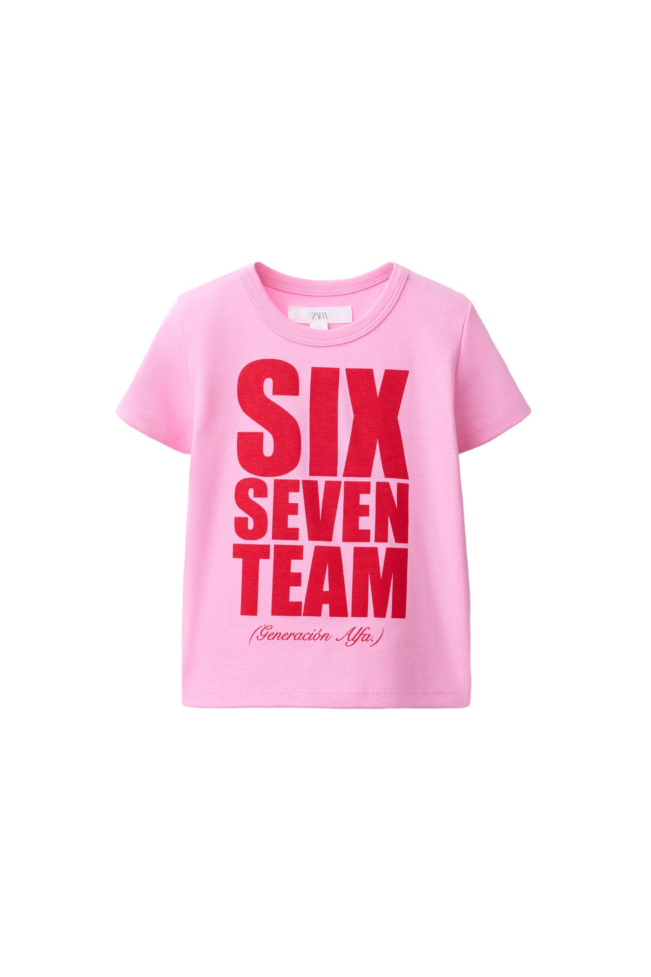 Футболка с принтом Team Six Seven