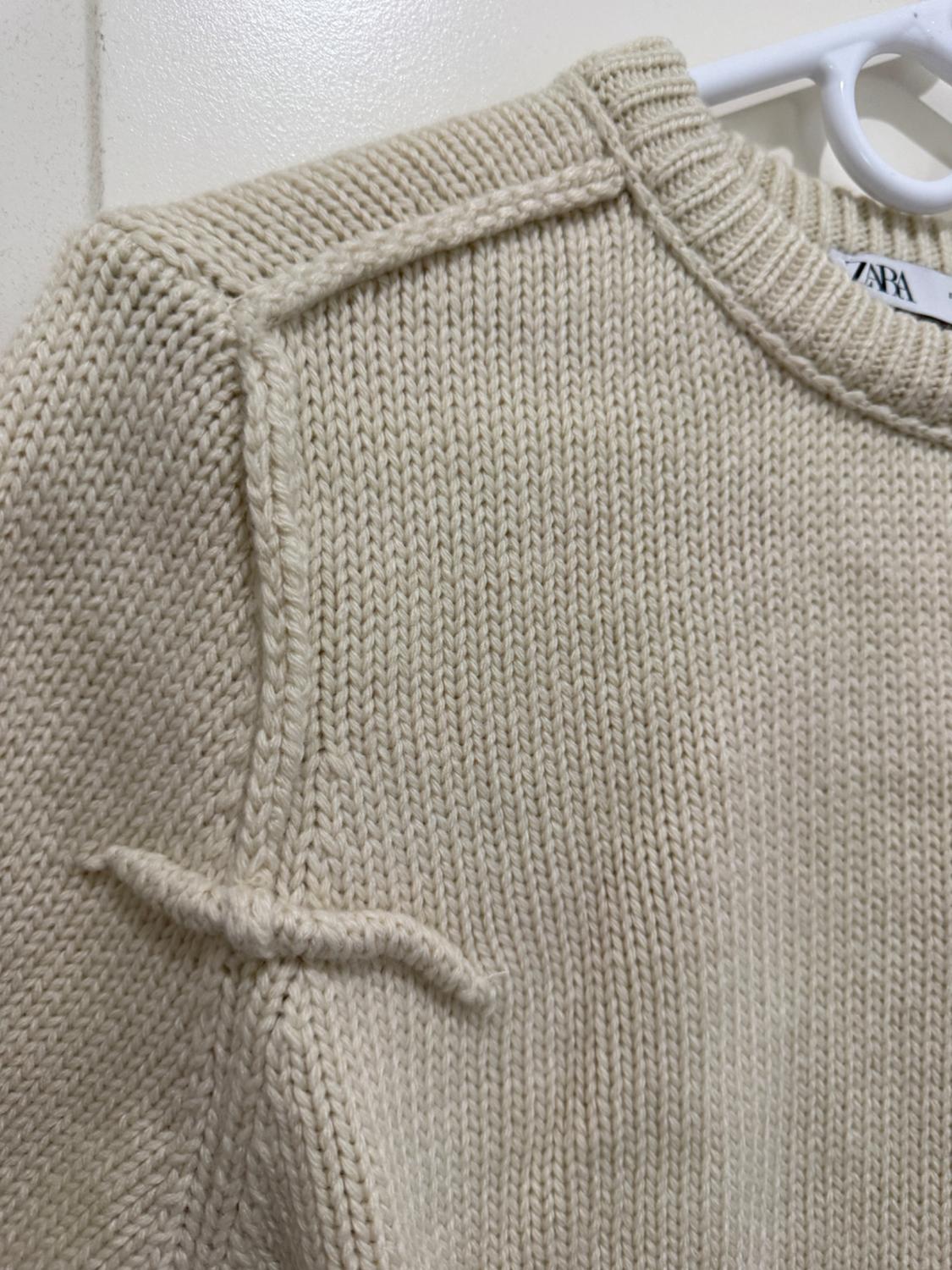 CROPPED KNIT SWEATER - Image 3