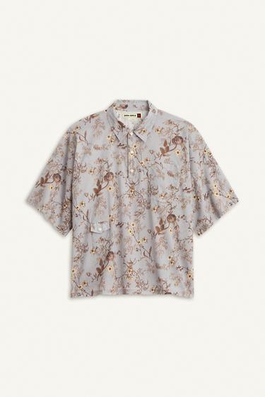 CTTN FLWR SHRT - Printed by Zara