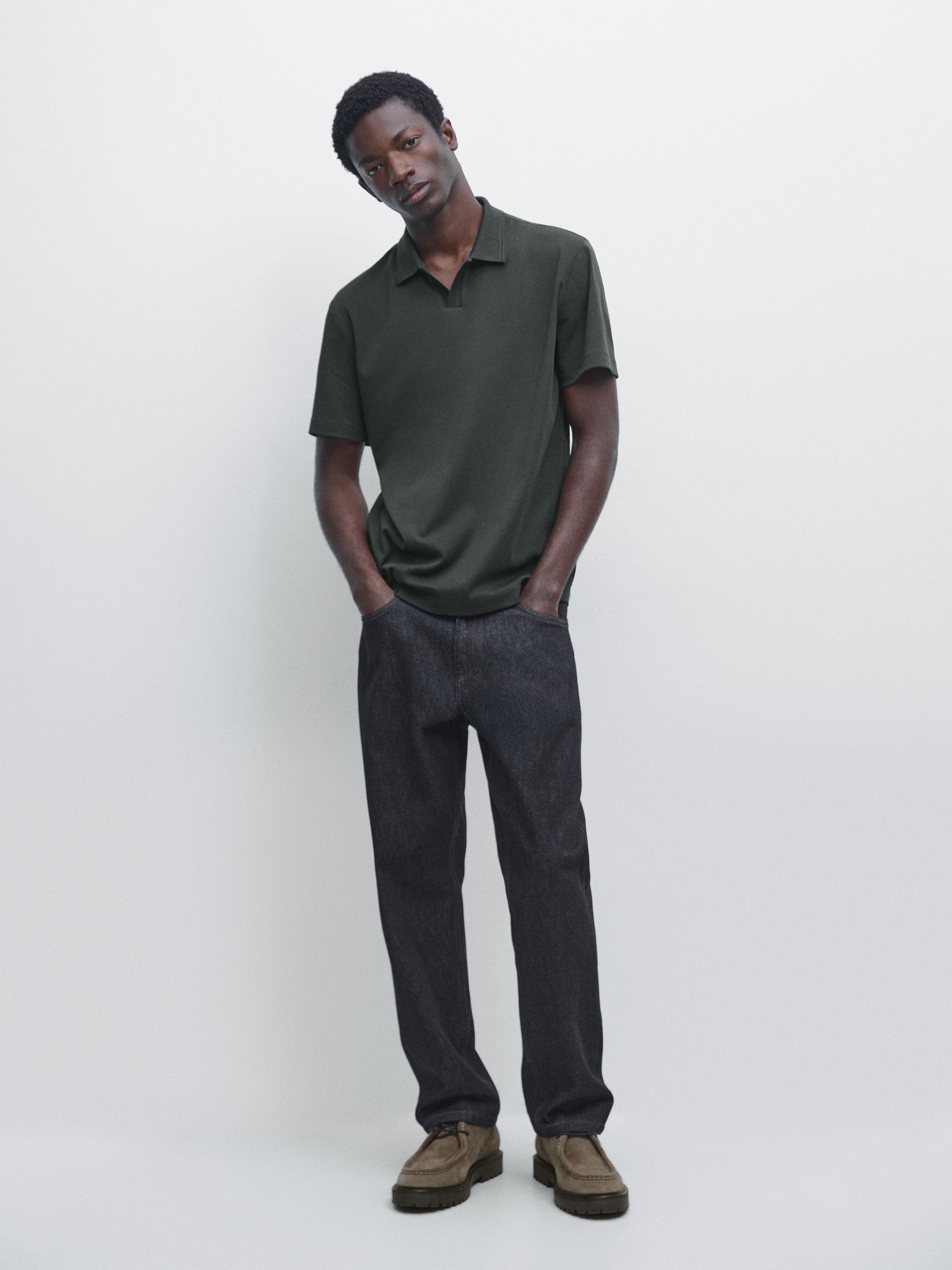 100% cotton short sleeve polo shirt