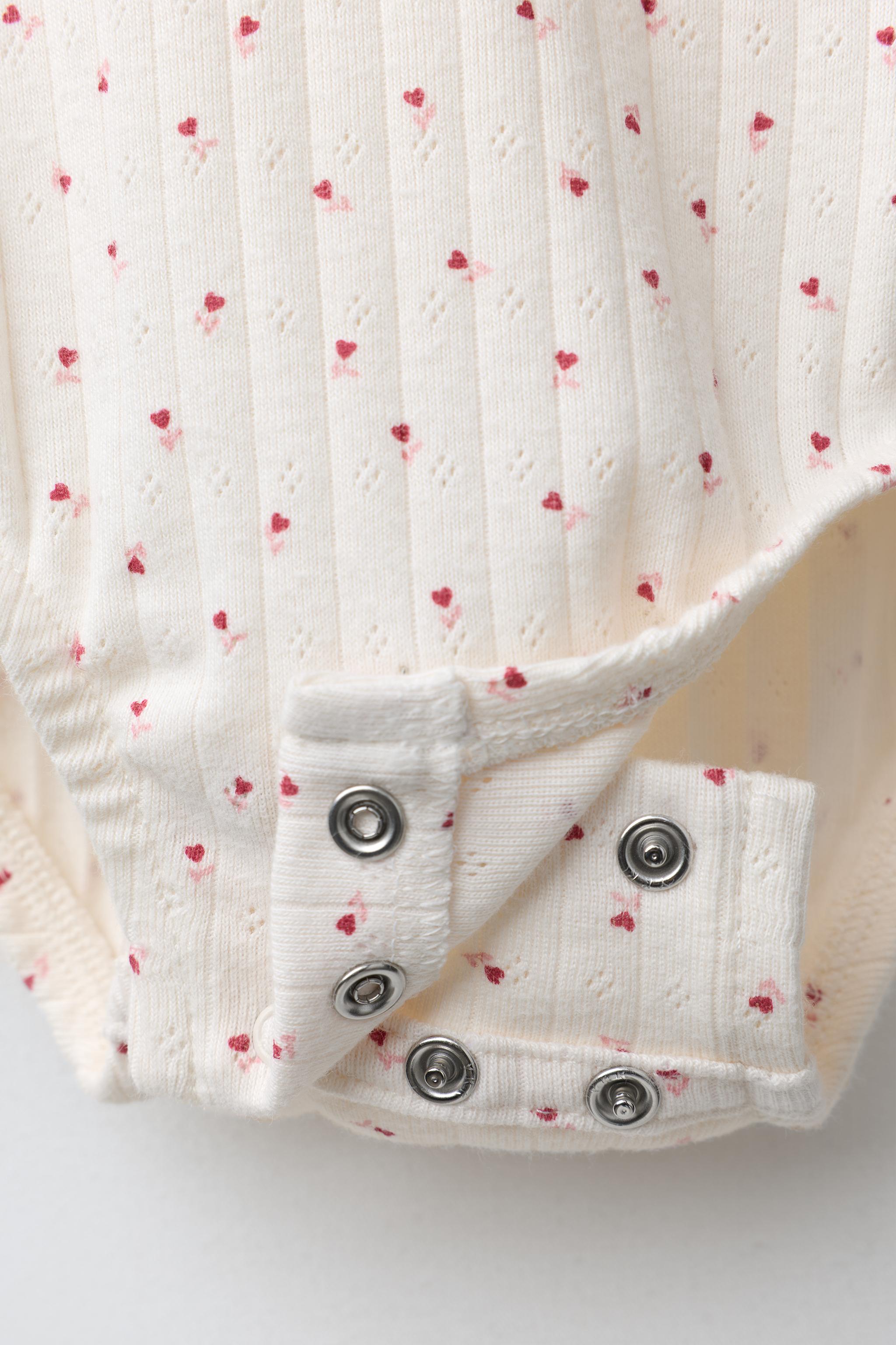 HEART PRINT JACKET, BODYSUIT, AND LEGGINGS SET