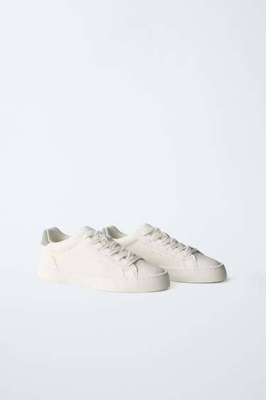 TENIS BÁSICO - Blanco de Zara